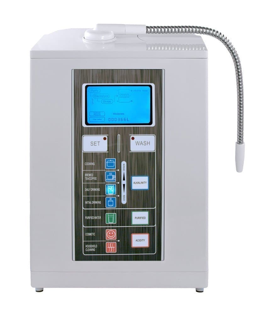 Aqua Ionizer Deluxe 7.0 | Water Ionizer | Alkaline Water Filtration System | Produces pH 4.5-11.0 | Up to -800mV ORP | 4000 Liters Per Filter | 7 Water Settings