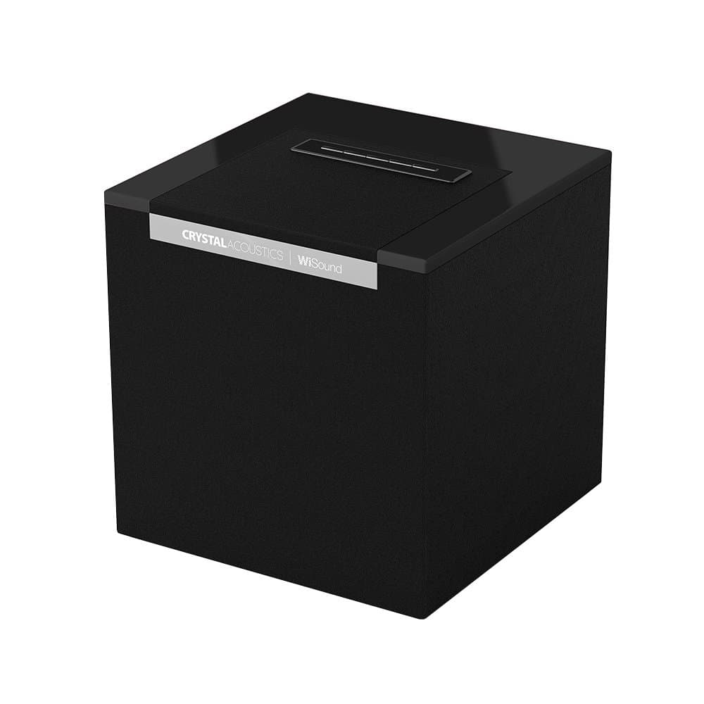 Crystal Acoustics Cuby 5 Multiroom WiSound Wireless Wi-Fi and Bluetooth Speaker - Black Top