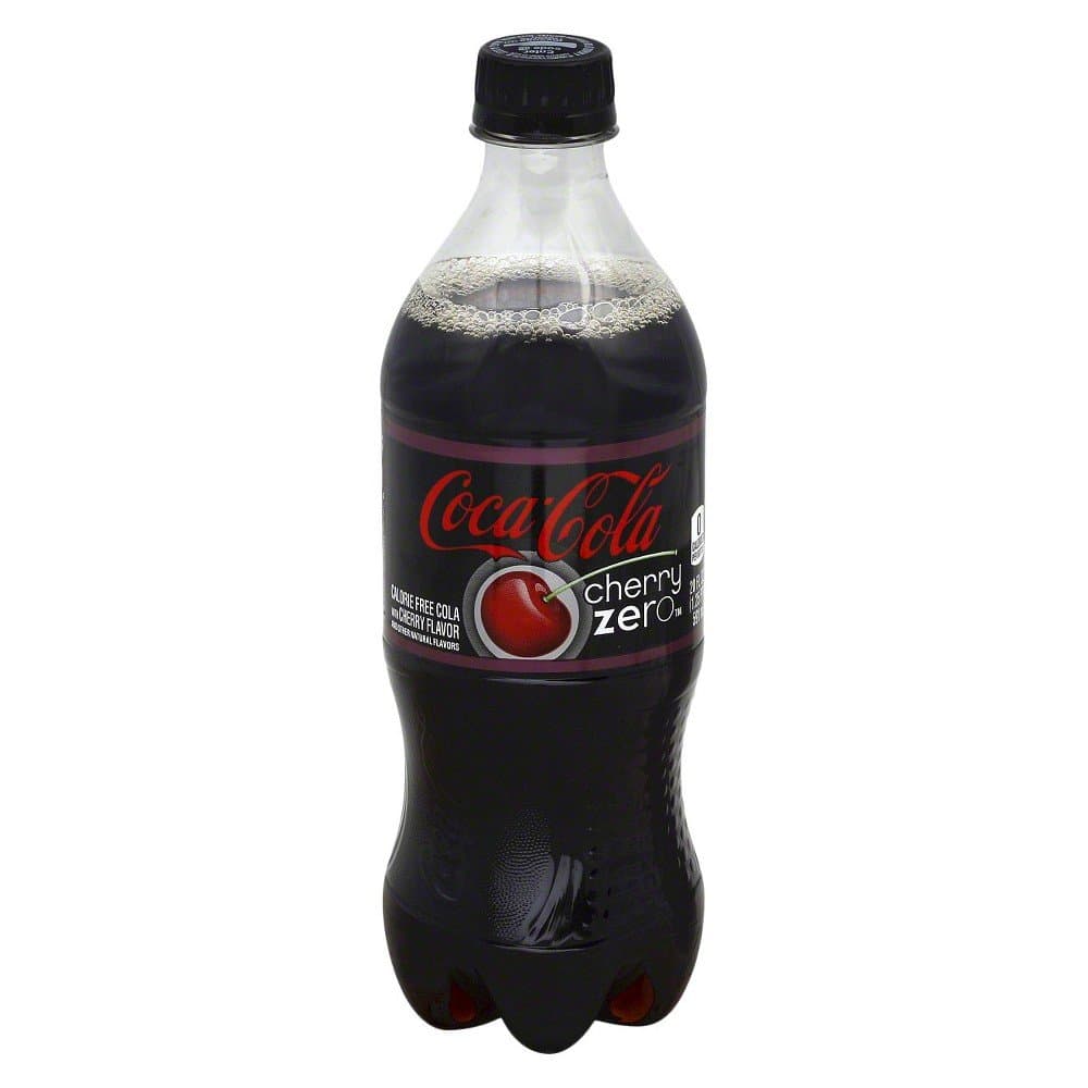 Cherry Coke Zero Soda, 20 Ounce (24 Bottles)