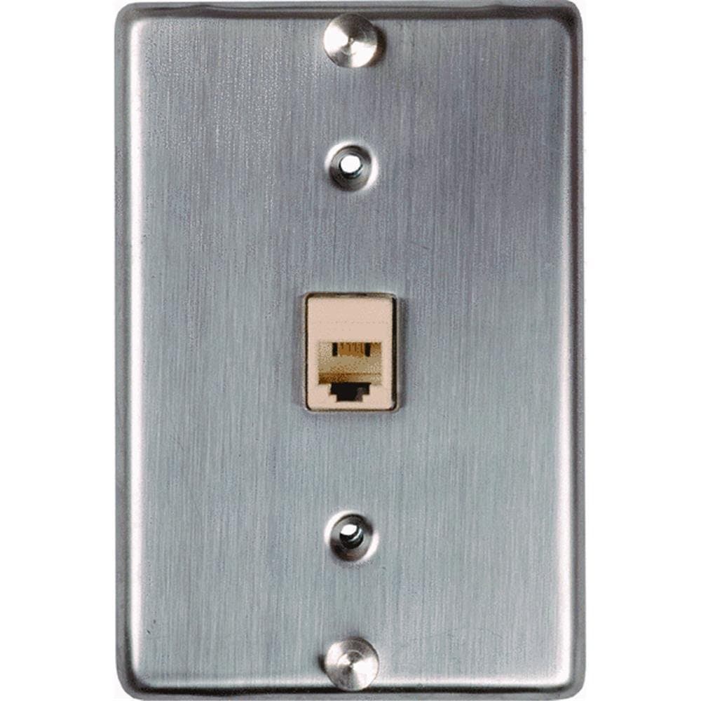 SOUTHWESTERN BELL S60617 6-Conductor Stainless-Steel Wall Mount