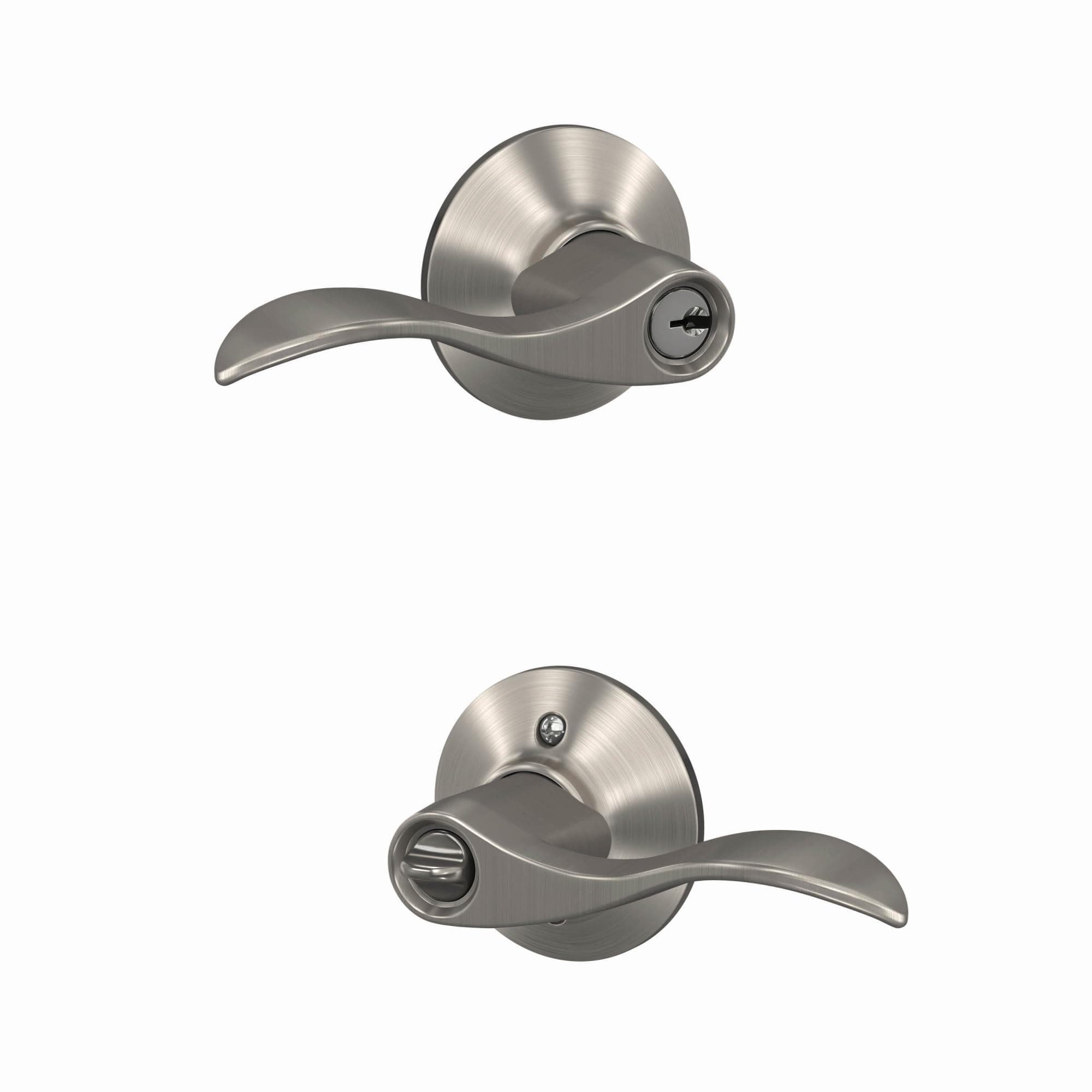 Schlage (シュラーゲ) F51A 鍵式エントリーロック 1 Pack F51A ACC 619 1