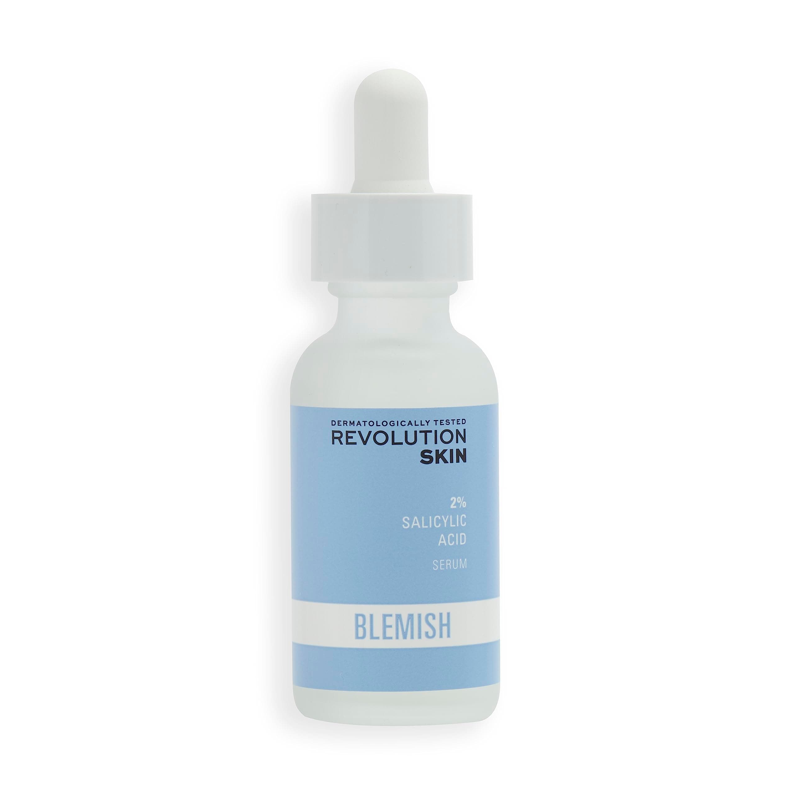Revolution Skincare London, 2% Salicylic Acid, Targeted Blemish Face Serum, Lightweight & Oil Free, 30ml
