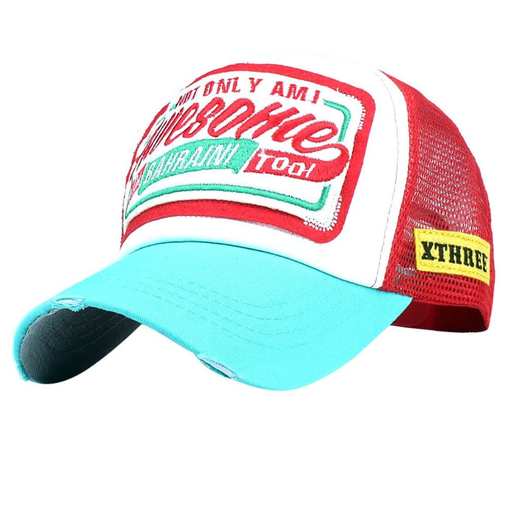 Embroidered Summer Cap Mesh Hats for Men Women Casual Hats Hip Hop Baseball Caps
