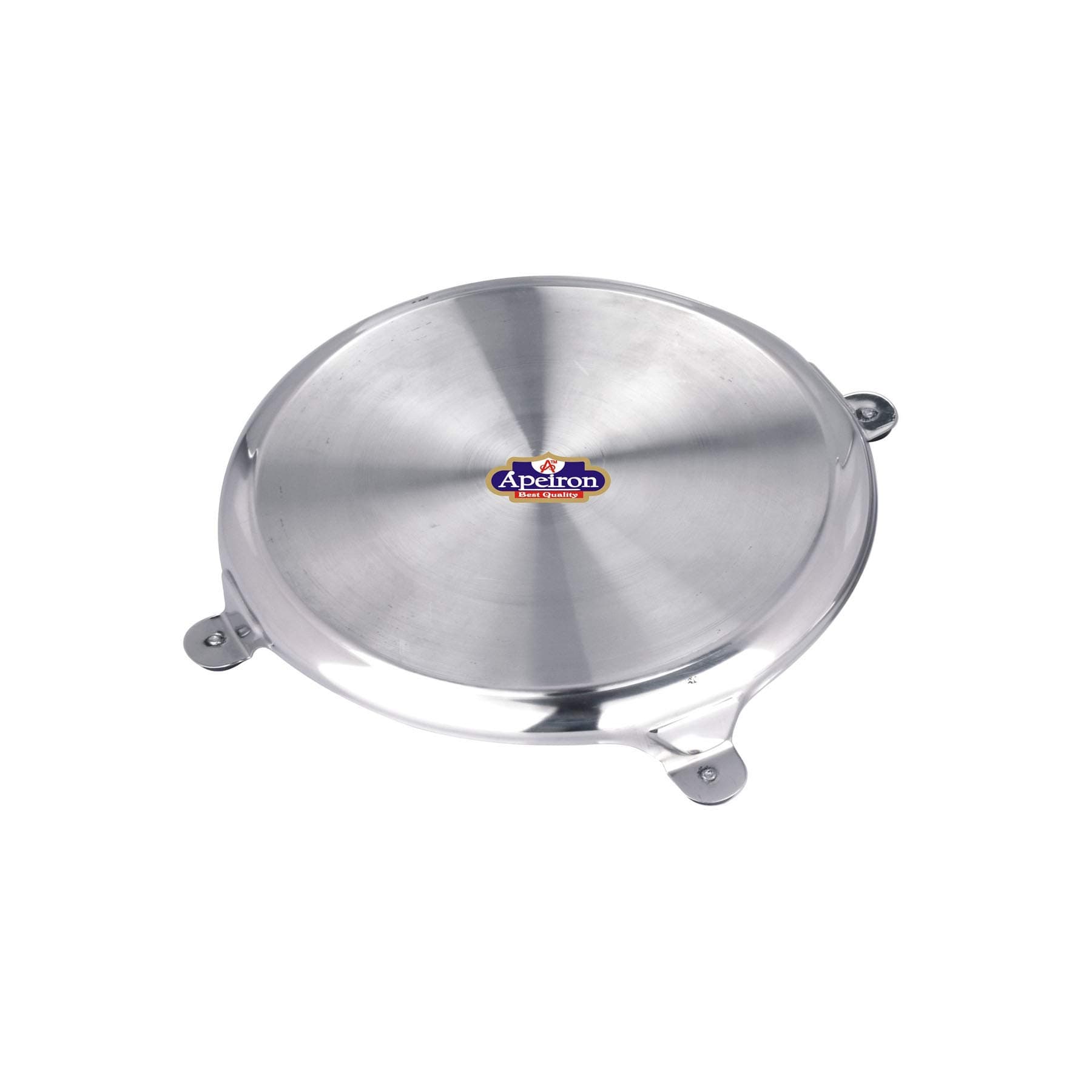 Apeiron Stainless Steel Rolling Pin/Belan (Rolling pin Board Polpat 390 Grams Silver)