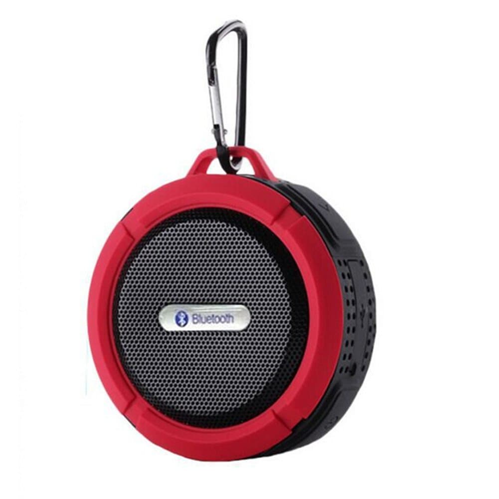 Engshwn Portable Wireless Bluetooth Speaker With Calls Handsfree and Suction Cup Waterproof ,FM Radio Support USB Micro SD TF Card Portable Audio Player