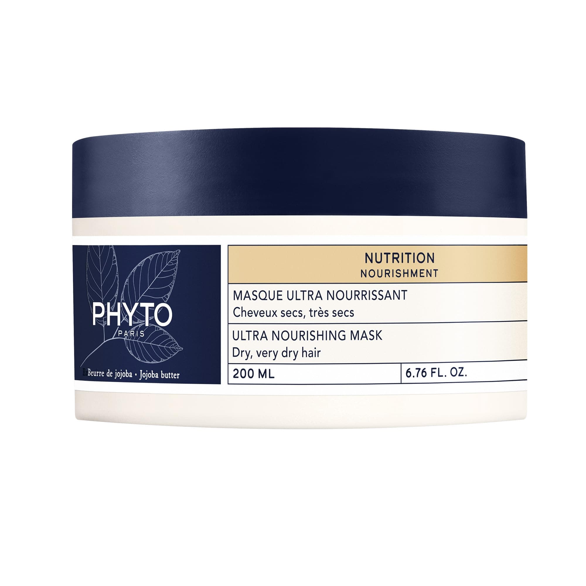 Phyto Ultra Nourishing Mask 200ml - Natural-origin ingredients, No sulphates, No colourings.