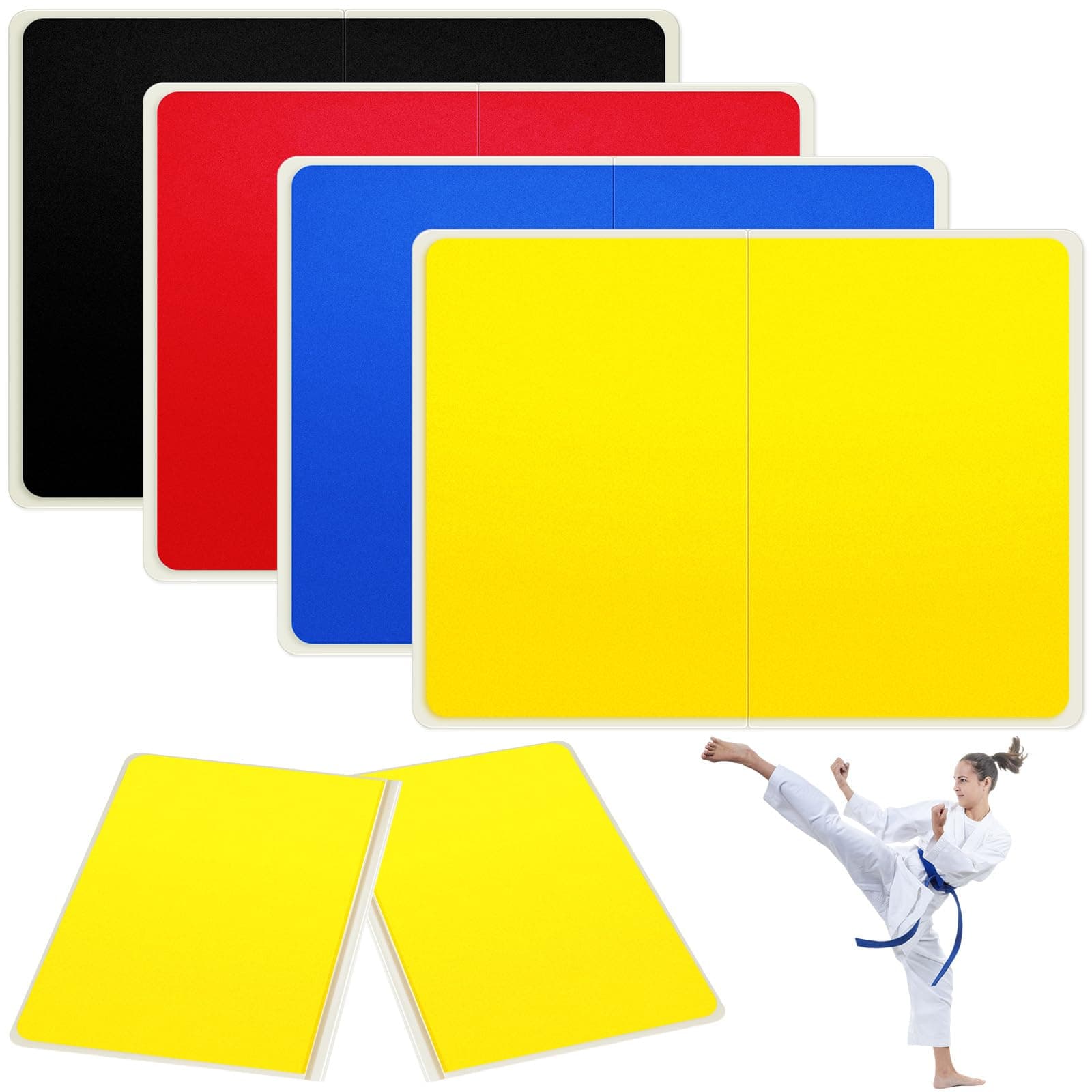 Rebreakable Punching Board Rebreakable Boards Martial Arts Taekwondo Karate Ninja Training Practice EVA Boxing Equipment Karate Breaking Board for Christmas Adults Gifts