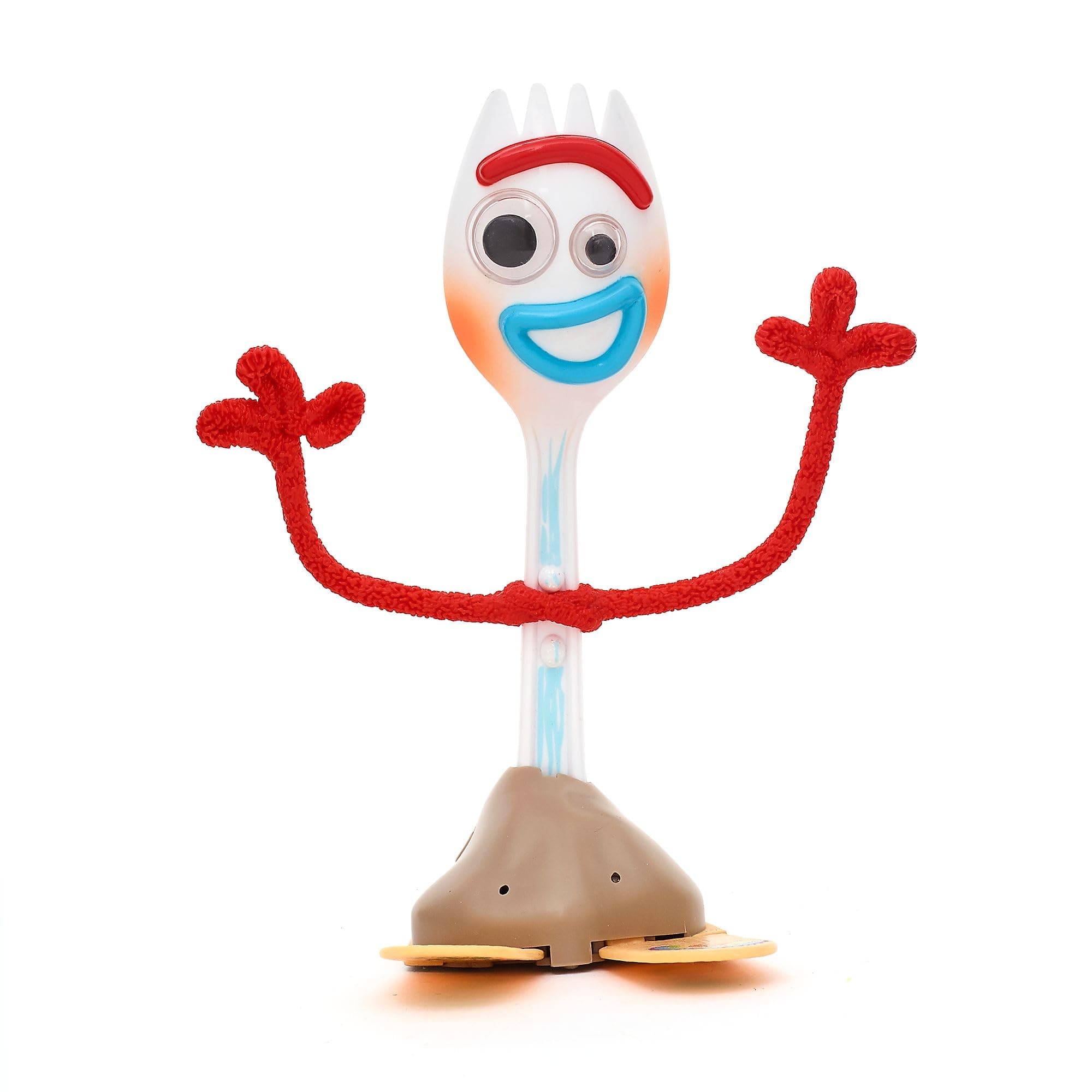 Official Forky Interactive Talking Action Figure, Pixar's Toy Story, 18cm/7”, Spork Toy Featuring 15+ English Phrases, Interacts with Other Characters, Ages 3+