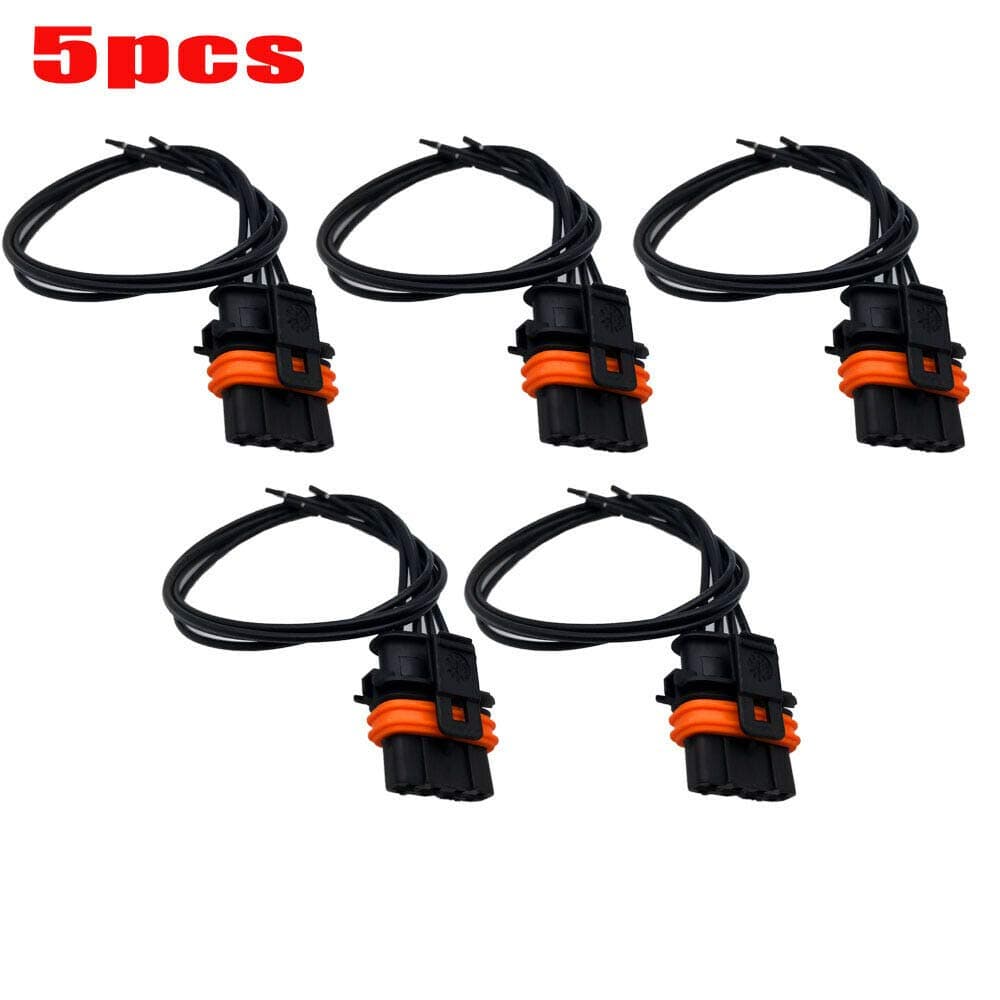 5pcs set Compatible with Volvo 5 Cyl Electrical Connector of Ignition Coil UF341 30713416 plug