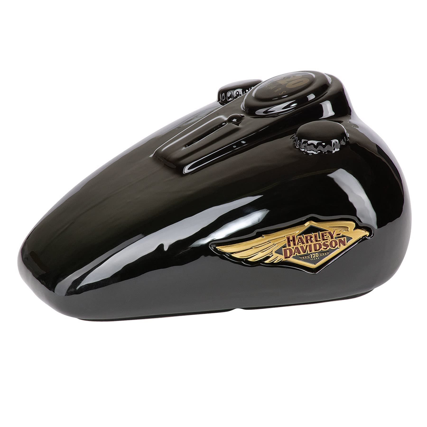 Black Ceramic Gas Tank Bank 120th Anniversary Limited Edition