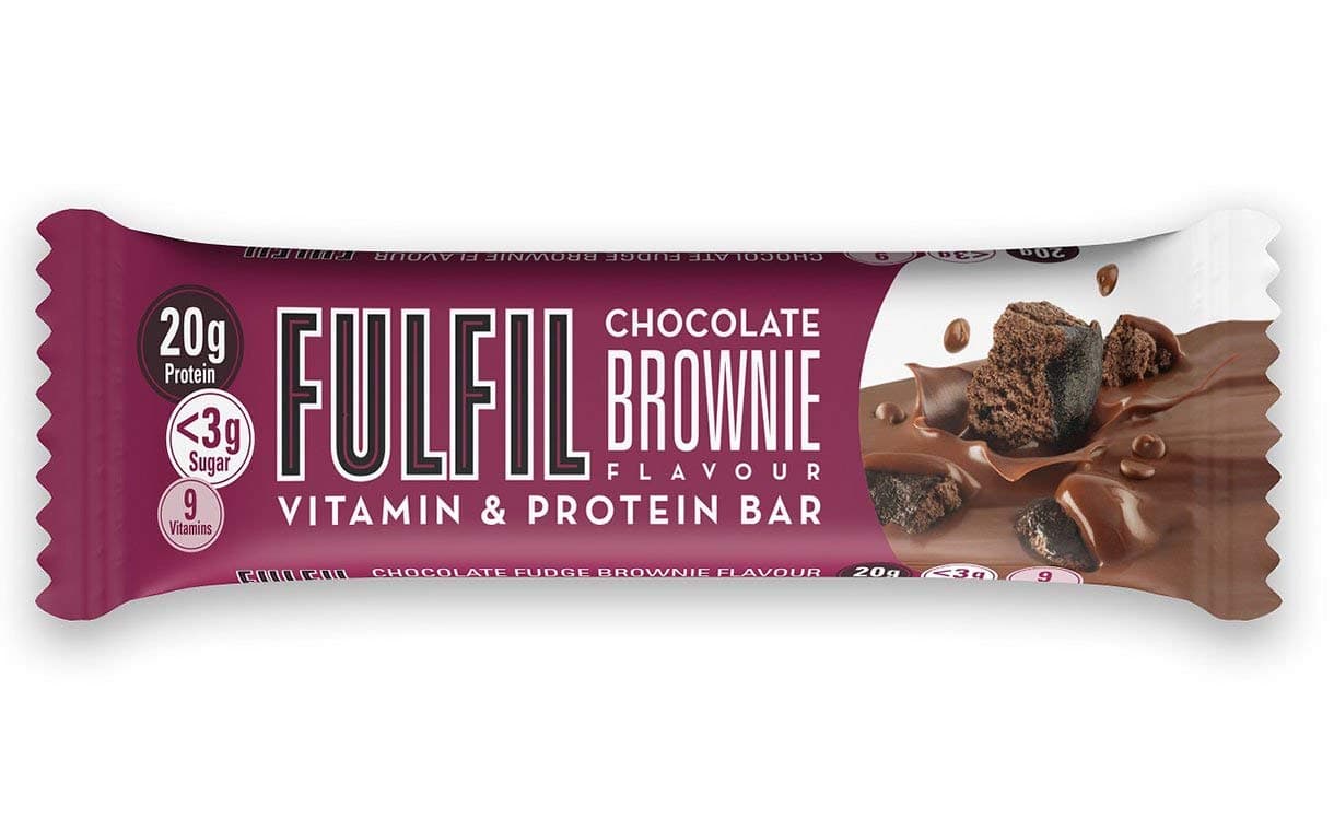 3 Pack - Fulfil Chocolate Brownie Bar 55g New!!!