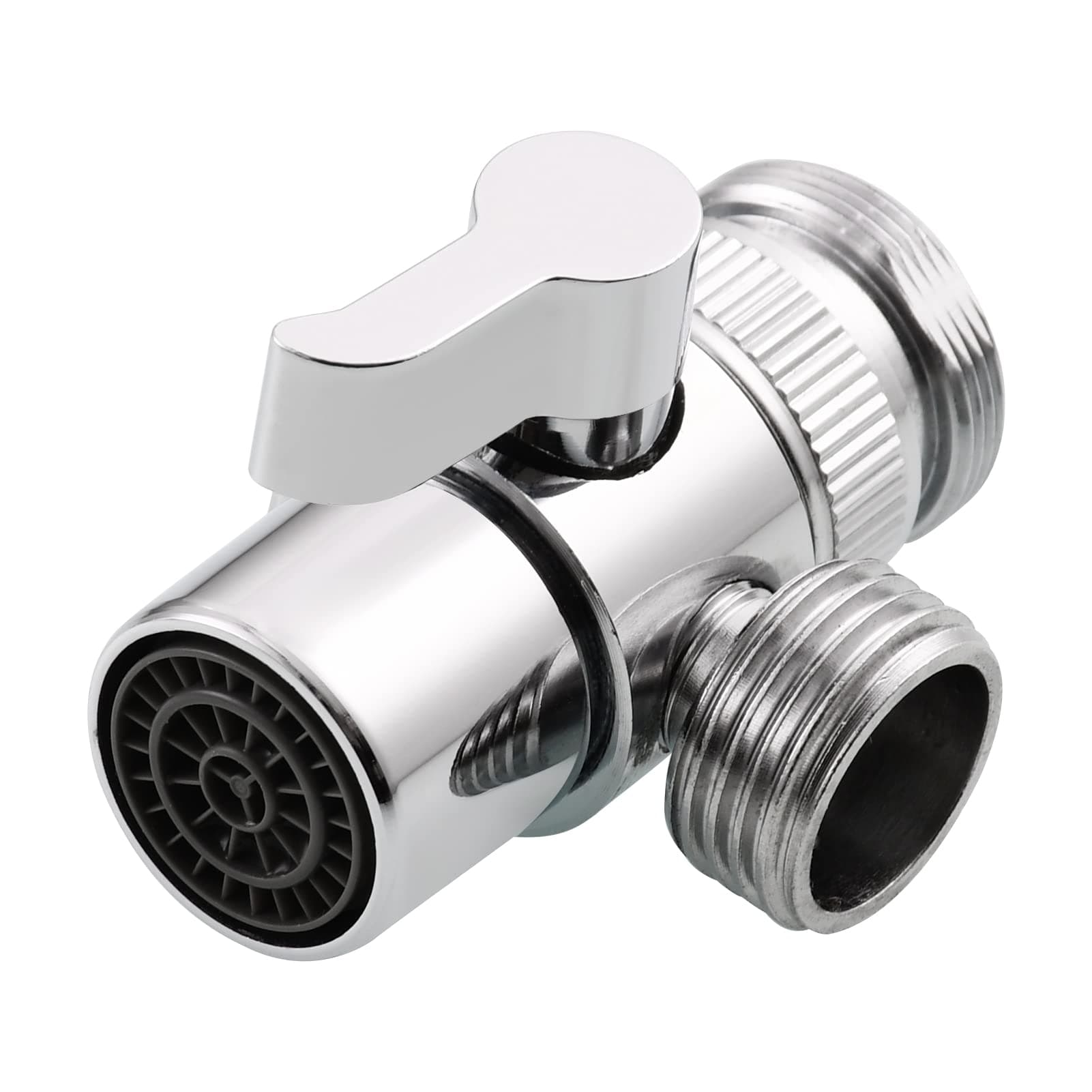 Brass Diverter Valve for Kitchen Sink Faucet or Bathroom Basin Tap, Faucet Replacement Part M22 X M24, SBA021