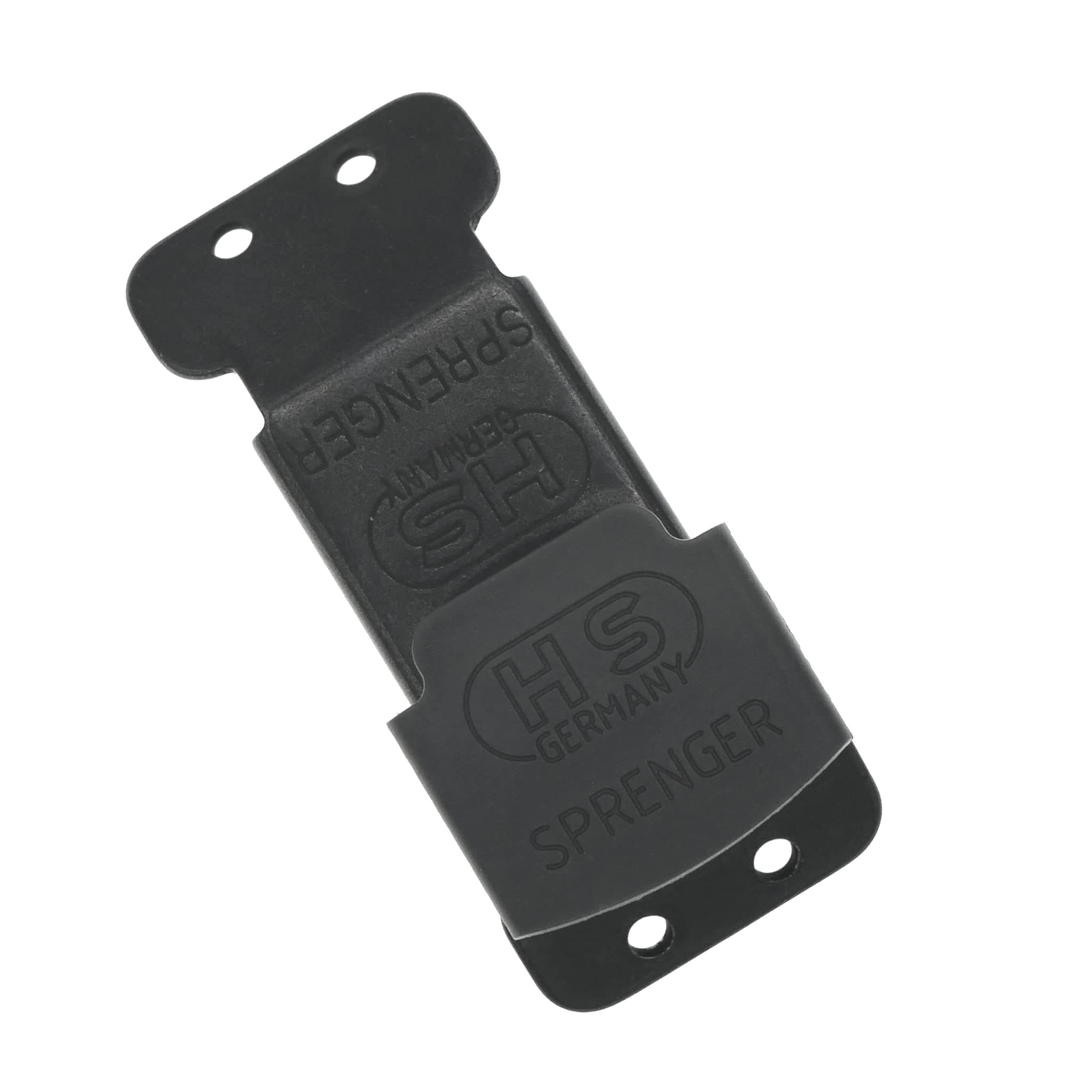 Black Stainless Steel ClicLock Buckle Quick Release Fastener for Dog Training Prong Collar for Small Medium Large Dogs Made in Germany (2.25mm)