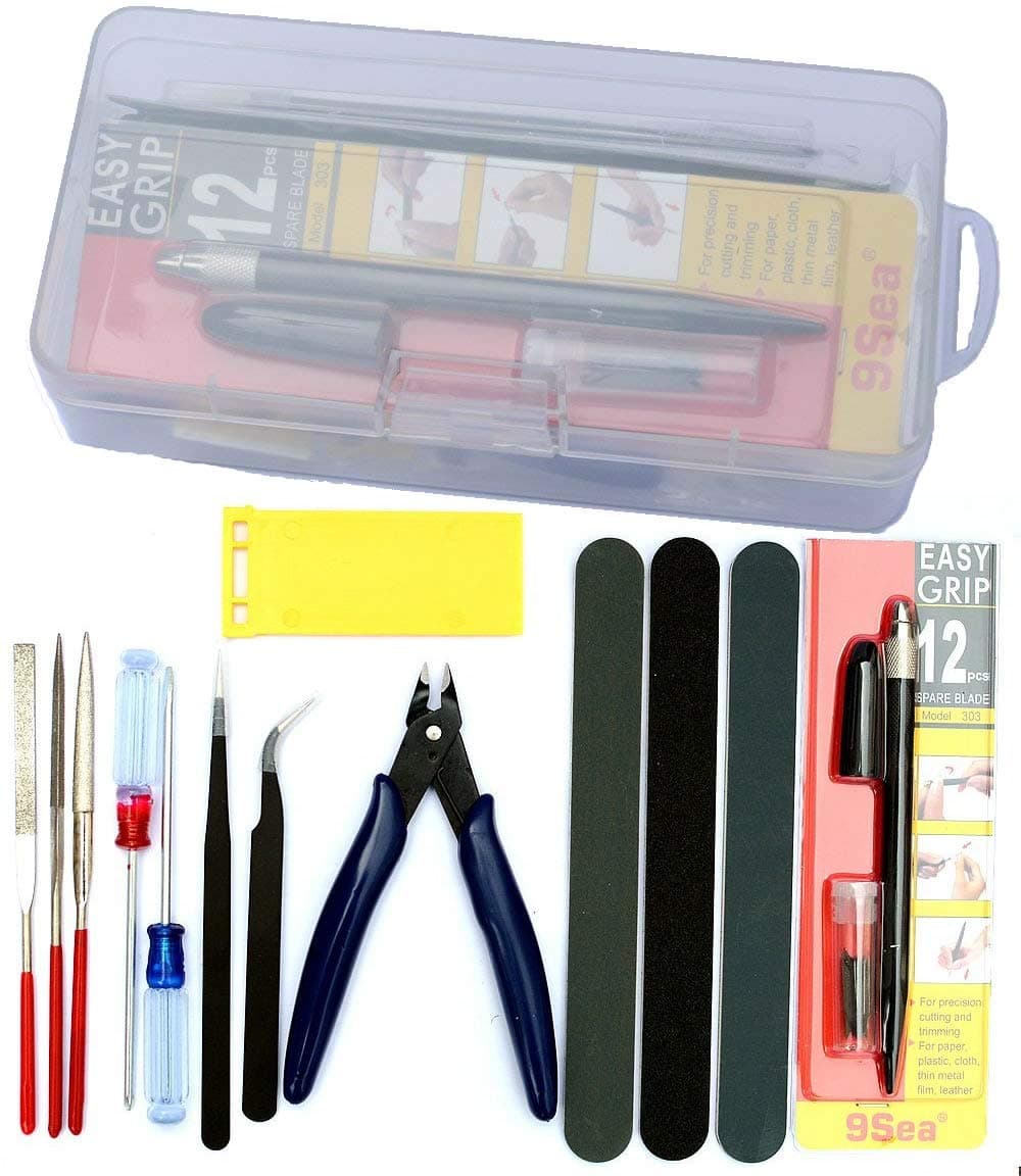 - Gundam Modeler Basic Tools Craft Set For Car Model Assemble Building Kit by Alemon (Original Version)