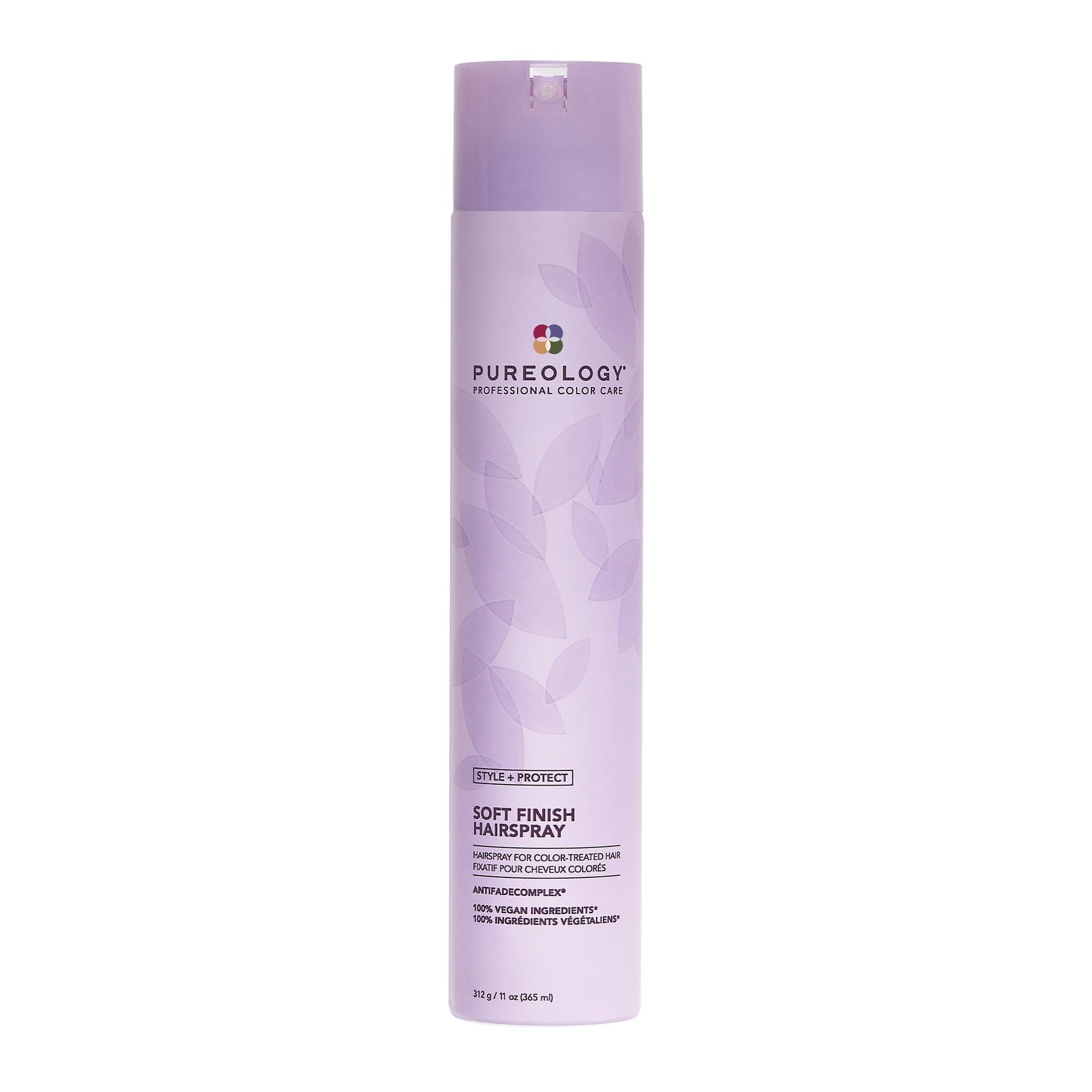 Style + Protect Soft Finish Hairspray | For Color-Treated Hair | Flexible Hold, Non-Drying Hairspray | Silicone Free | Vegan | Updated Packaging | 11 Oz.|