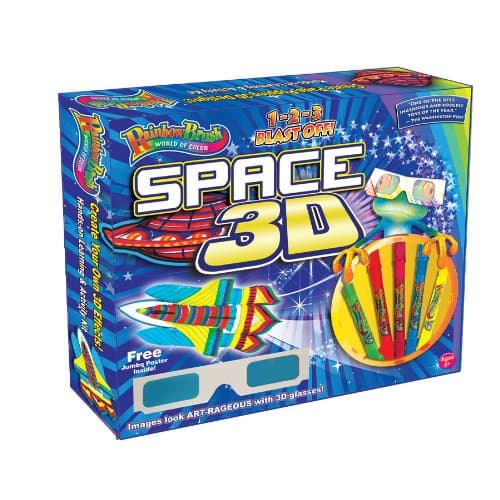 Rainbow Brush 3D Space Activity Kit