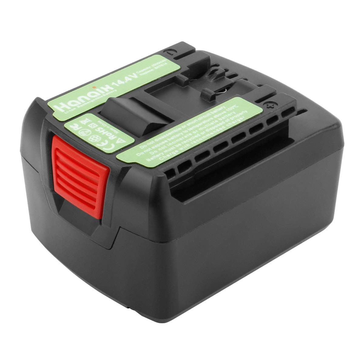 14.4V 2.5Ah Lithium Battery for Bosch BAT607 BAT607G BAT614 BAT614G 2607336150 2607336223 Replacement Battery