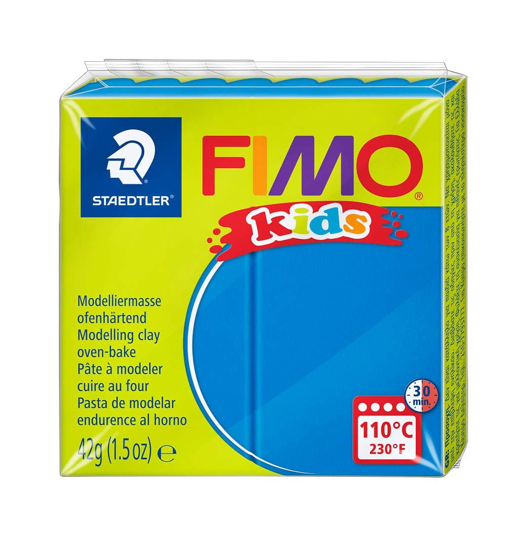 STAEDTLER Kid's Fimo Oven-Bake Modeling Clay (1.5oz, Blue)