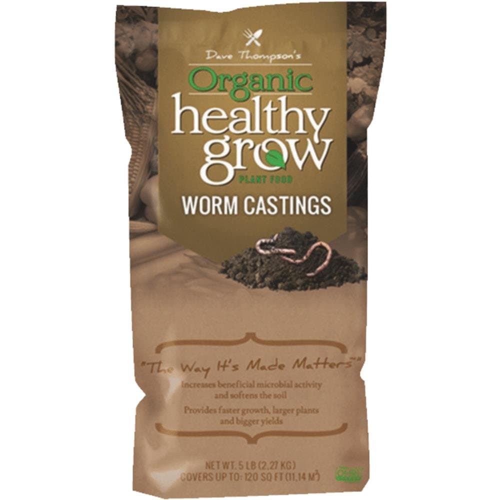 Healthy Grow Organic Worm Castings Manure - 1 Each