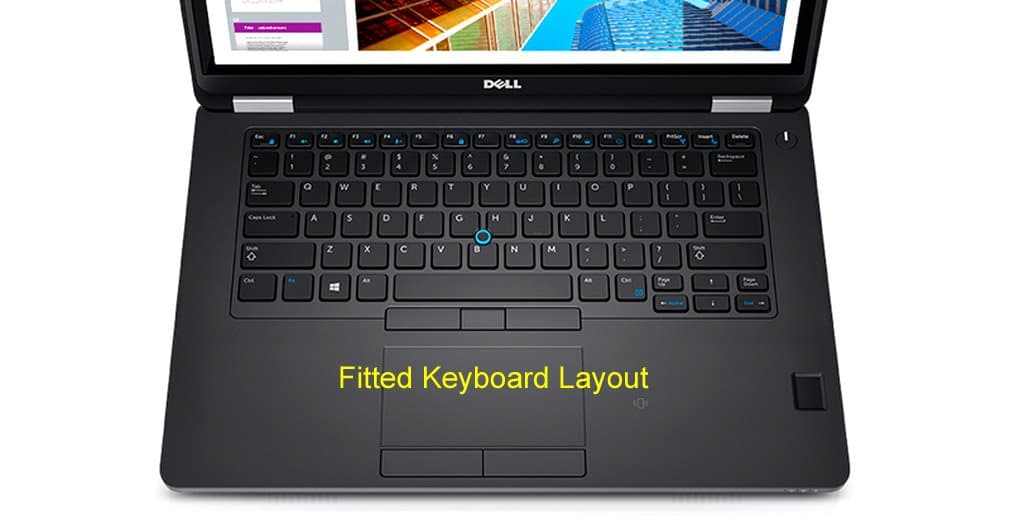 Bodu Ultra Thin TPU Keyboard Skin Protector Cover for Dell Latitude E5470, E7450, E7470 with TrackPoint in Key Board Center