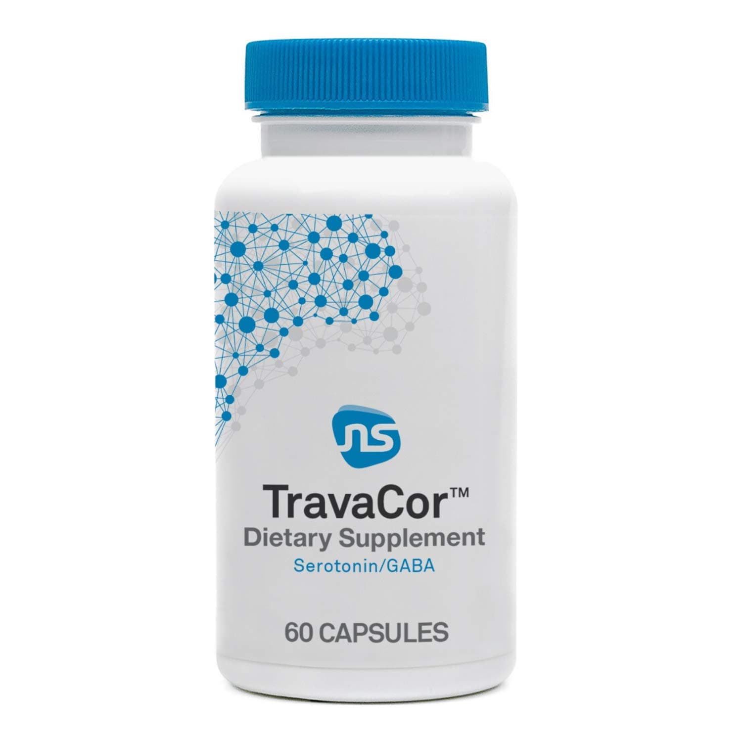 NeuroScience Mood Support Supplement - TravaCor - L Theanine Supplement with 5-HTP & More to Help Soothe Stress, Encourage Calm Sleep & Aid Healthy GABA Activity (60 Capsules)