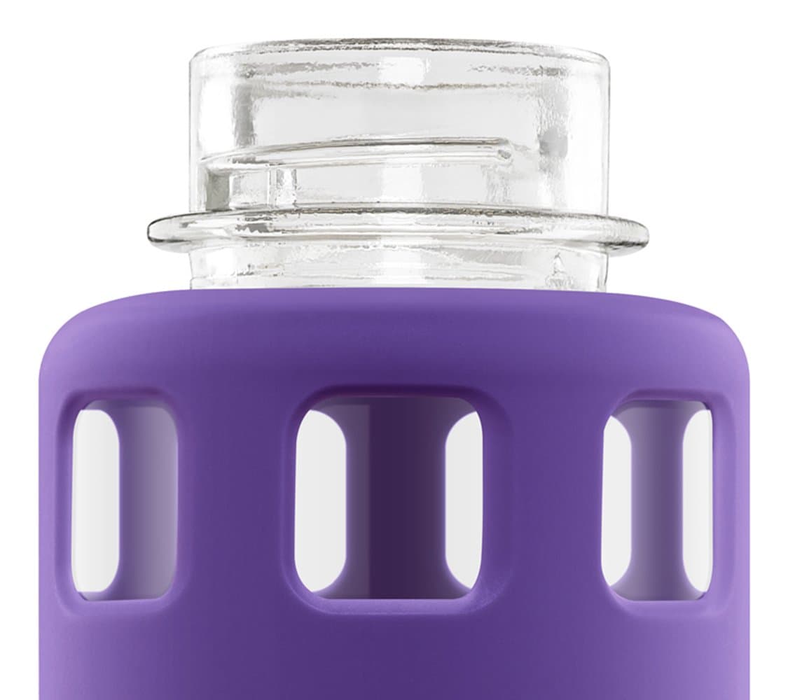 Ello Pure Glass Water Bottle with Silicone Sleeve