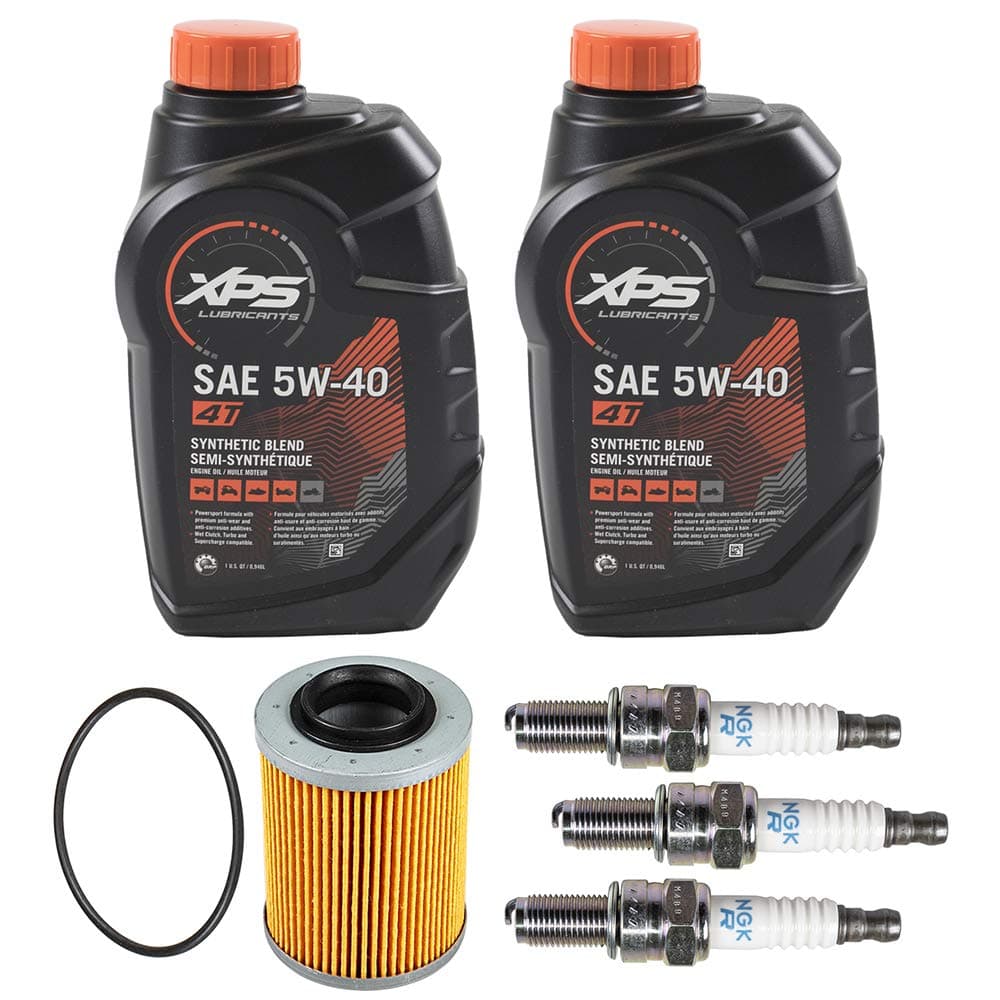 Sea Doo Spark 900 Oil Change Kit W/Filter O-Ring & NGK Spark Plugs
