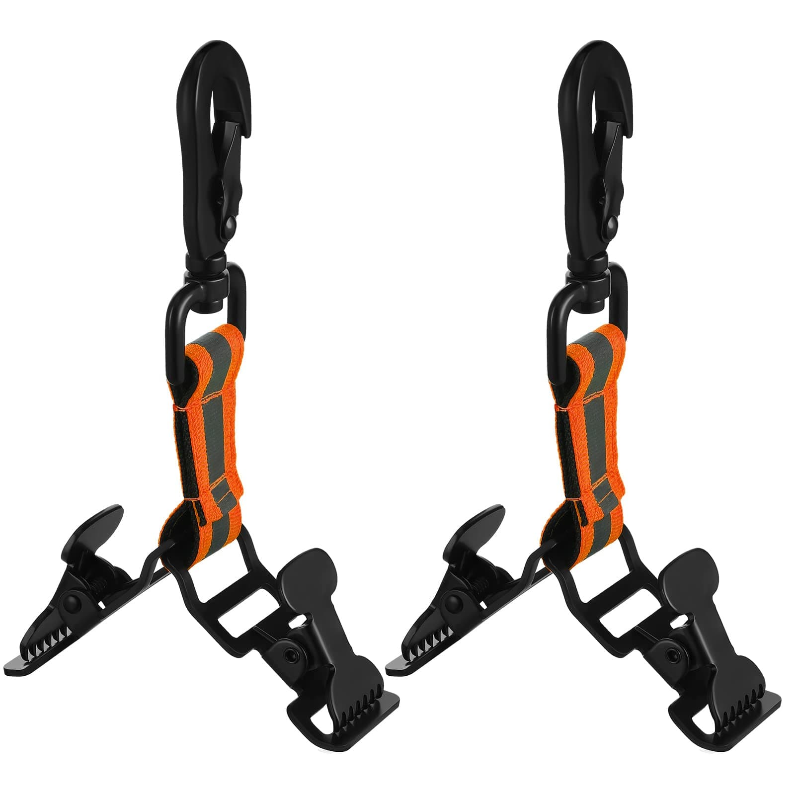 Yingzhao 2 Pieces Firefighter Glove Clip for Work Safety Glove Holder Strap Belt Clip for Work Firefighter Rescue