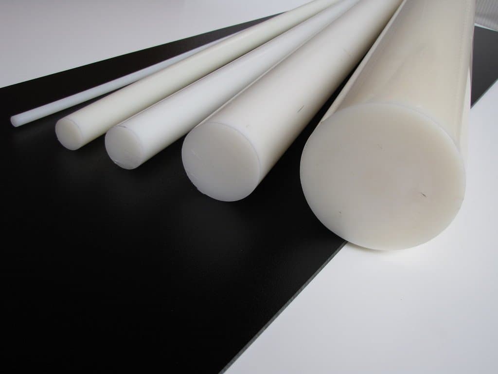 2.625" (2-5/8") DIAMETER x 60.000" LONG DELRIN (ACETAL) NATURAL WHITE ROD