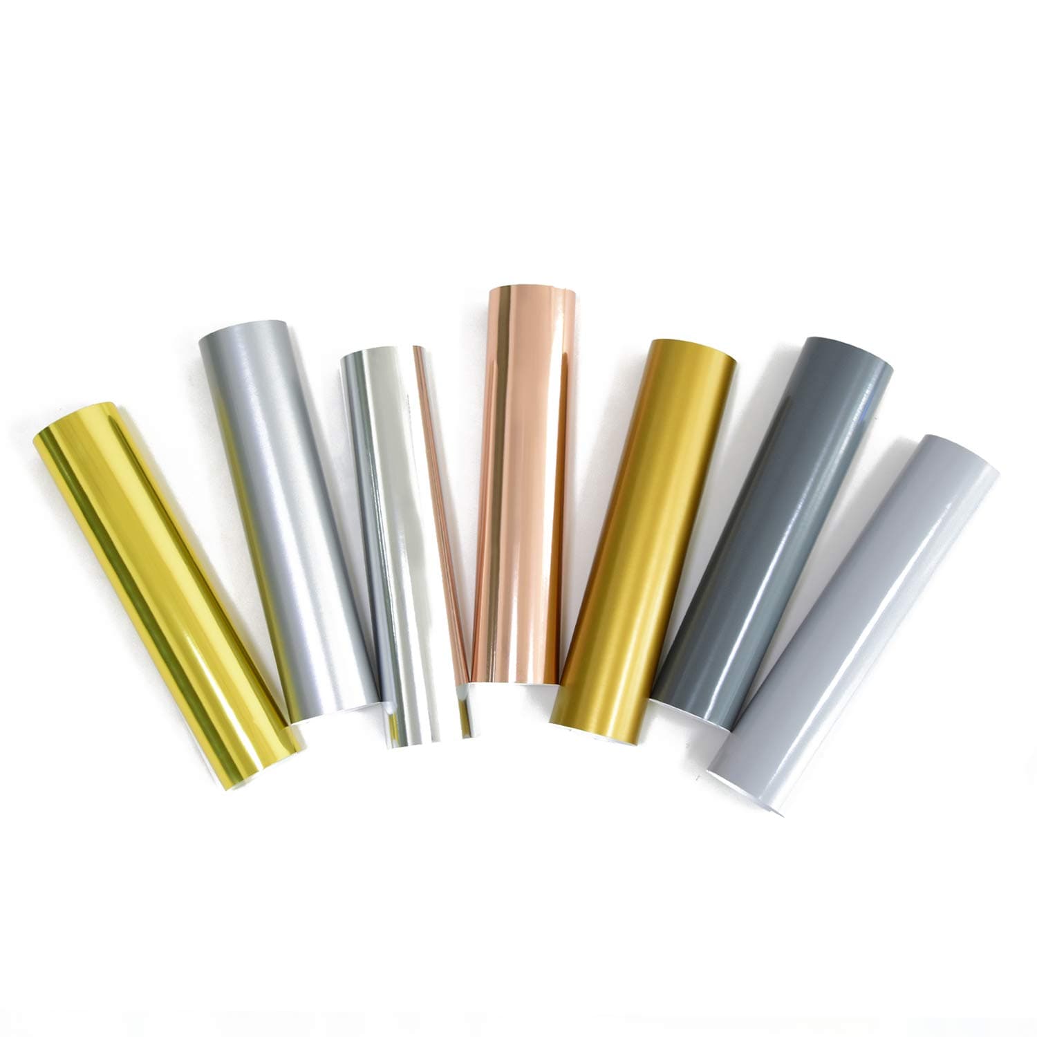 SHOYISI Permanent Vinyl,Matte Metallic Craft Adhesive Vinyl 12" x 10" - 21sheets