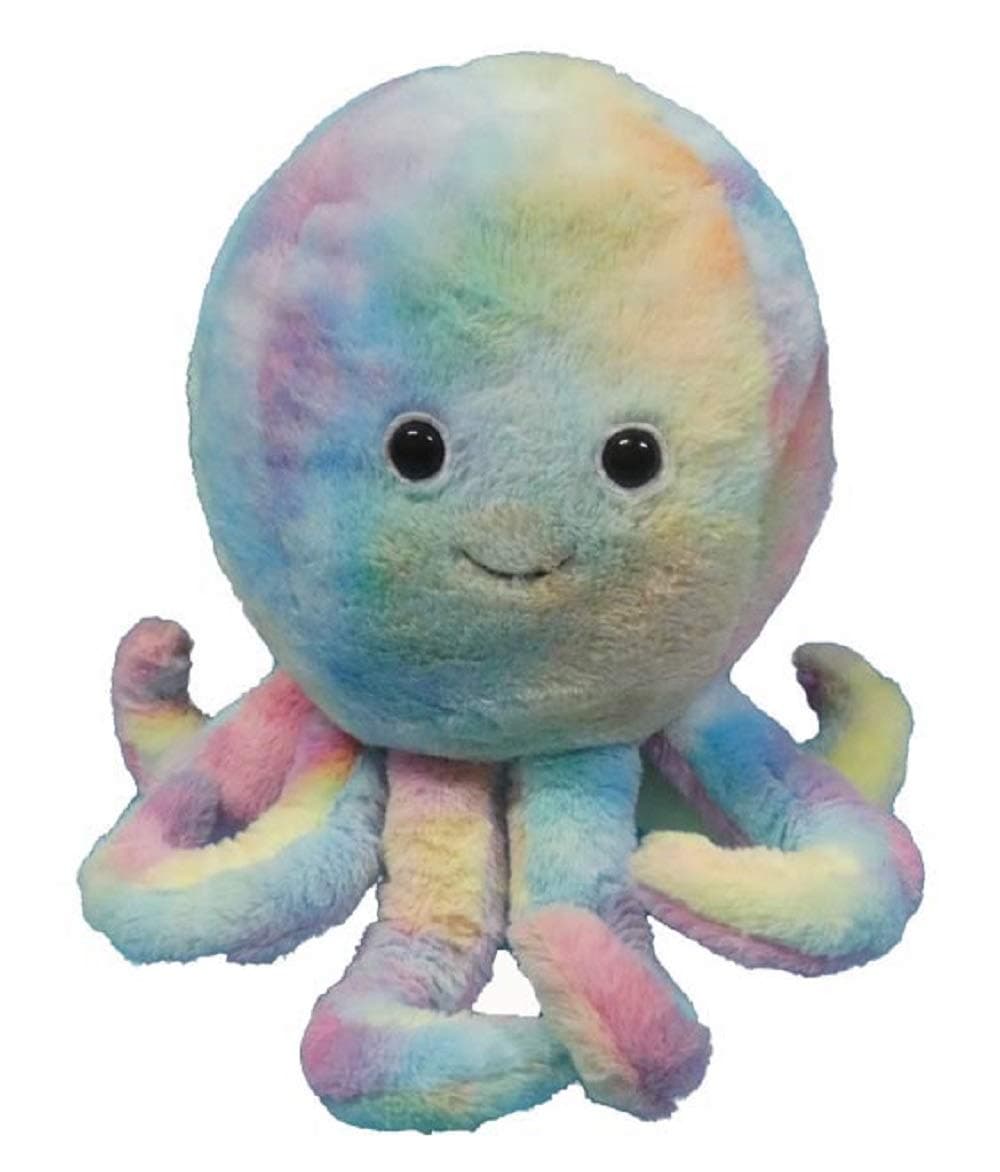 Cozy TimeGiant Animal Hand Warmers Soft Cuddly Plush 35cm (Rainbow Octopus)