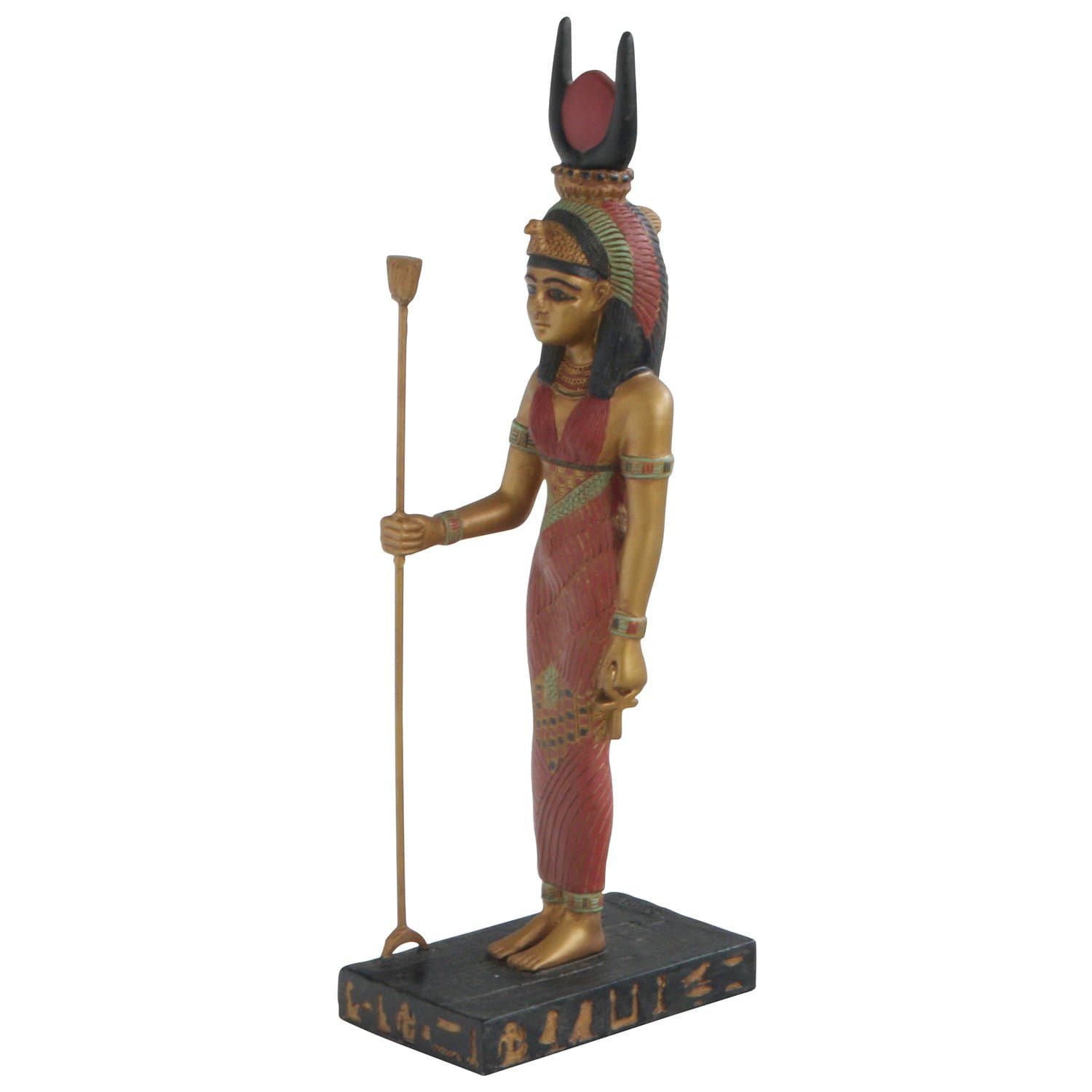 Standing Isis Egyptian Goddess Statue, 9.5 Inches