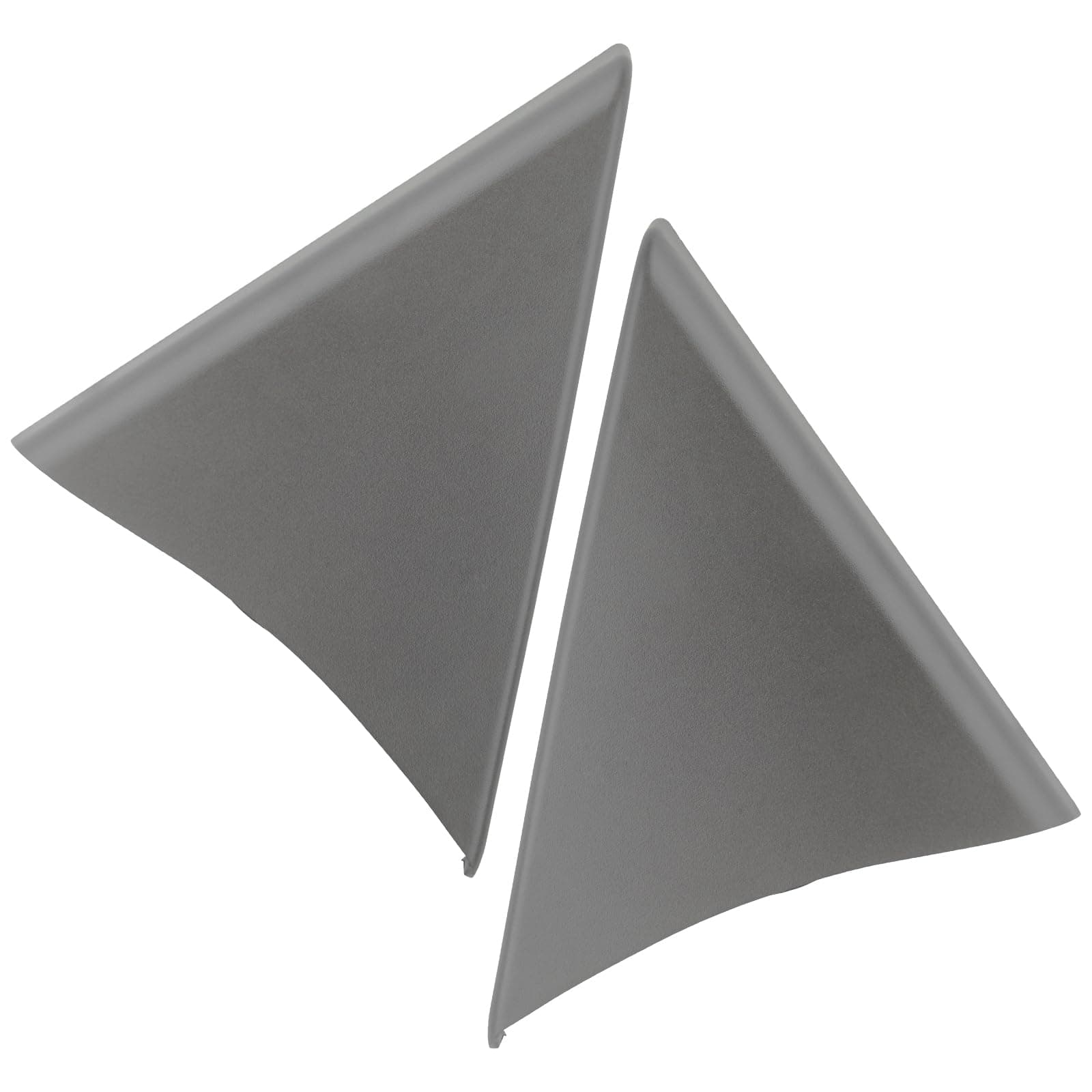 APPERFiT Front Door Upper Trim Panel Triangle Cover (Gray) Compatible with 2007-2013 Chevrolet Chevy Avalanche Silverado Suburban Tahoe, GMC Sierra Yukon