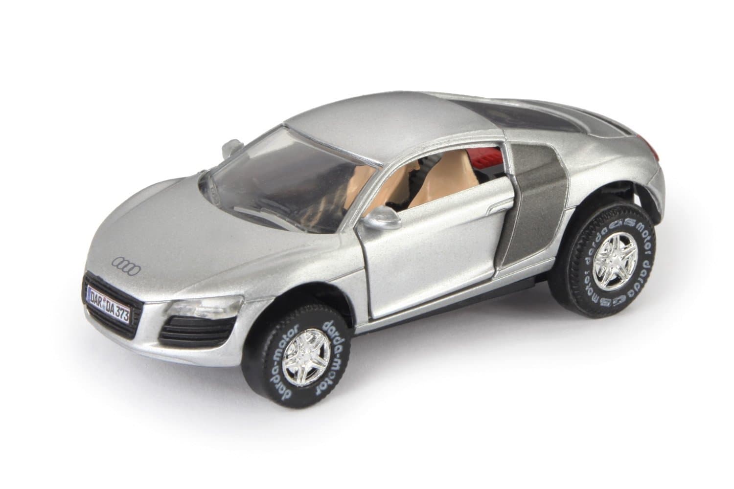 Darda 50373 Formula Racing toy Car,Audi R8 Silver