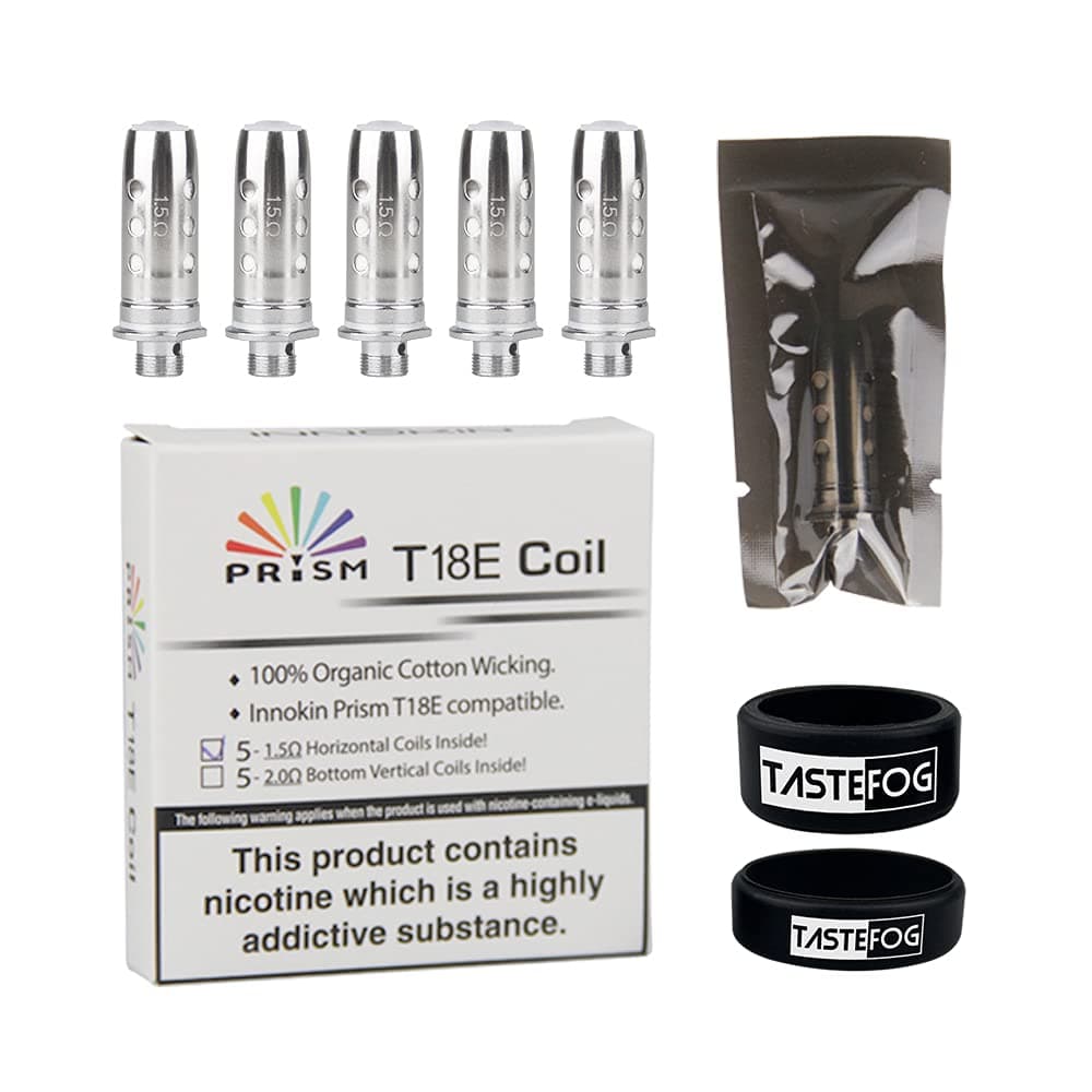 INNOKIN Prism T18E Coil 1.5 Ohm 1.5Ω for Innokin Endura T18E T22E Kit T18II T18II Mini Kit, 5pcs