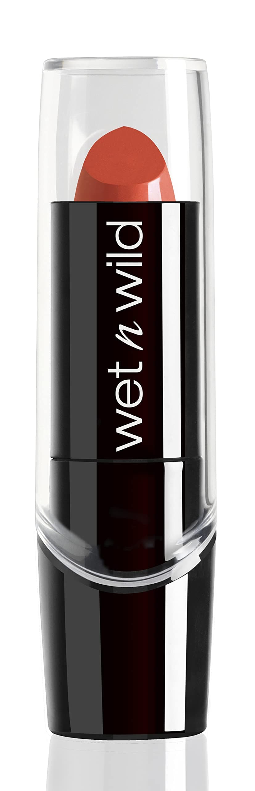 wet n wild Silk Finish Lipstick, Hydrating Rich Buildable Lip Color, Formulated with Vitamins A,E, & Macadamia for Ultimate Hydration, Cruelty-Free & Vegan - Honolulu Is Calling