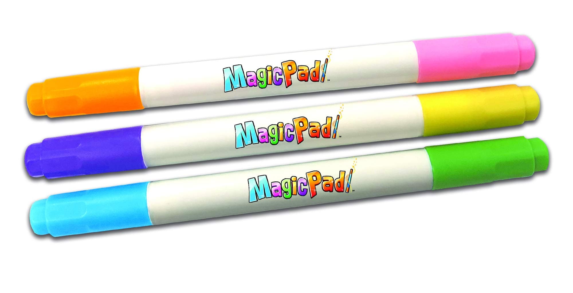 Ontel Magic Pad Markers seen On TV | Neon Colors |, Orange, Yellow, Blue, Green, Purple, Pink