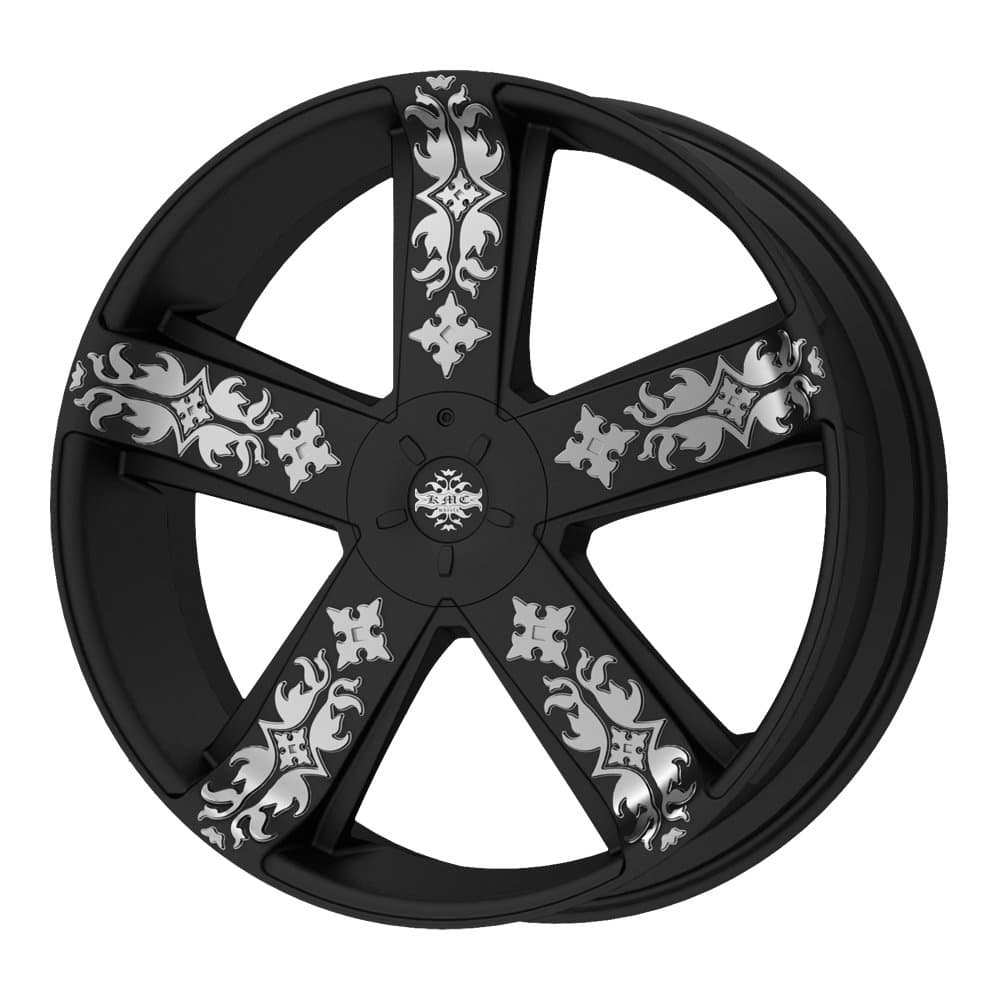 KMX Wheels Ink'd KM6697 Matte Black Machined Wheel (20x8.5"/5x114.3mm)