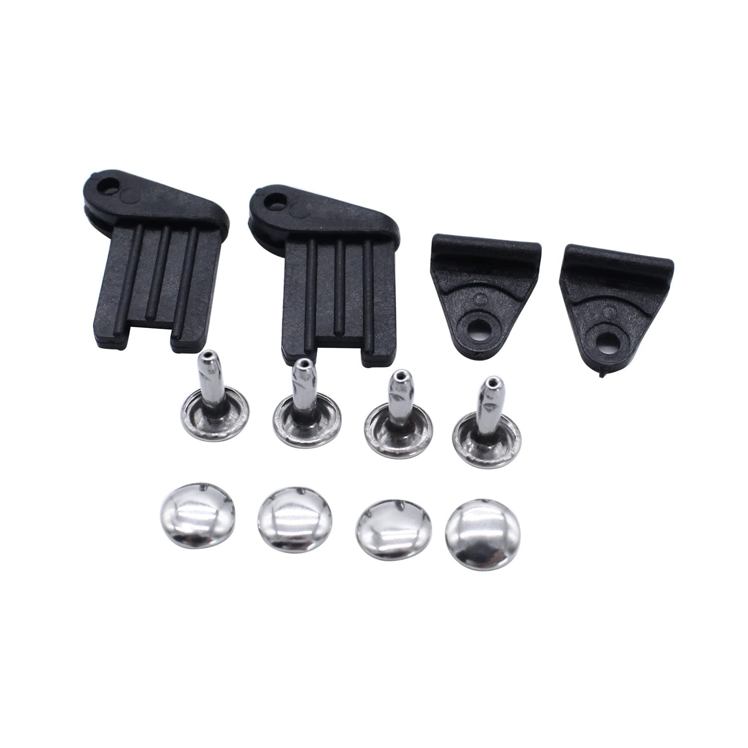 Two Sets 8 PCS SHLPDFM Black Rear Sunshade Repair Kit Fits for BMW E39 E46 3 Series 5 Series 7 Series M5 Sunblind