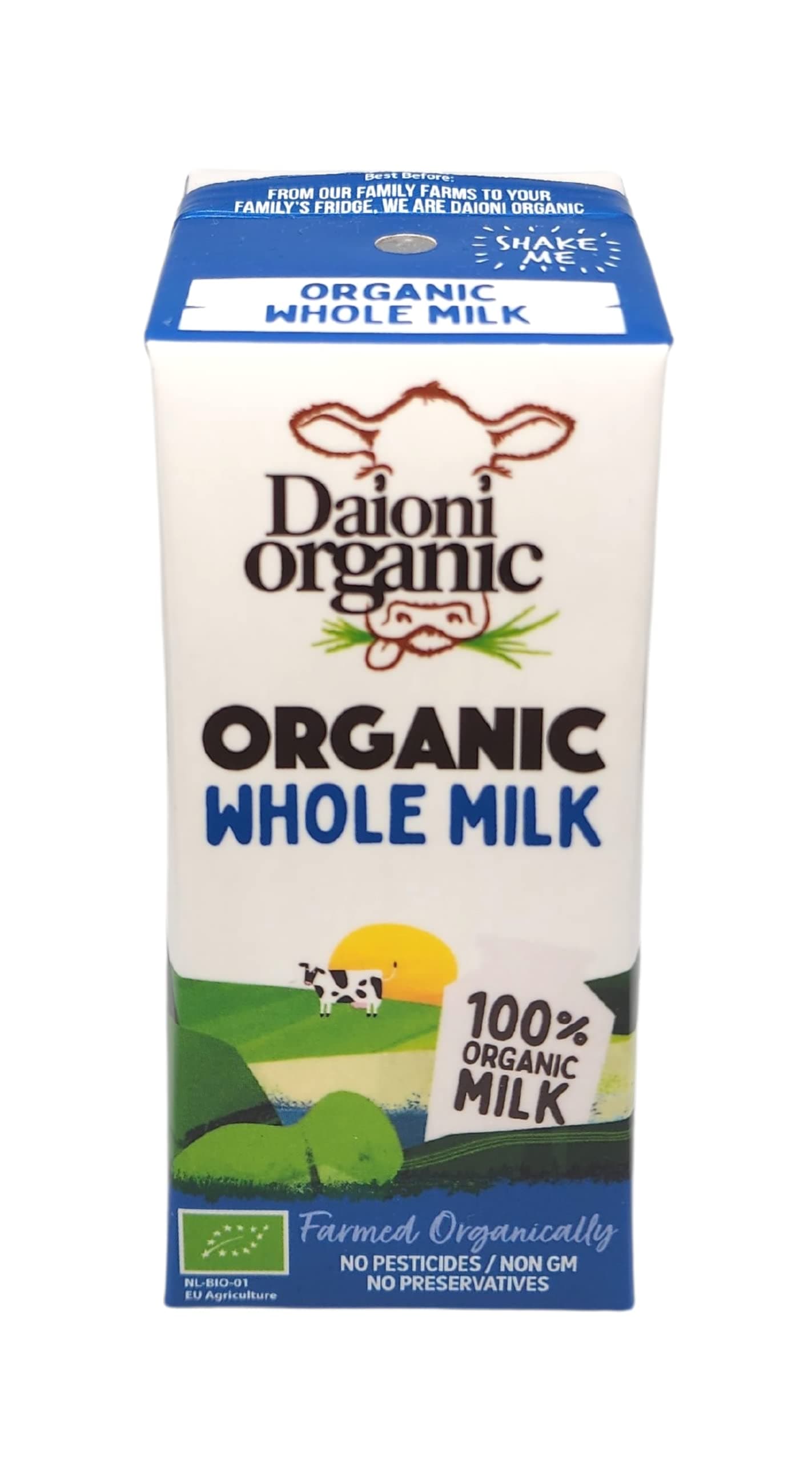 Daioni Organic Whole UHT Milk 200ml