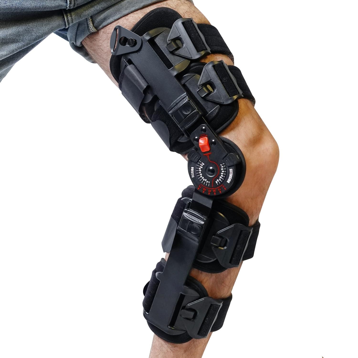 KD ROM Knee Brace: Hinged Post-Op Knee Brace for Arthritis, ACL, MCL, and PCL Injury – Optimal Support for Rehabilitation