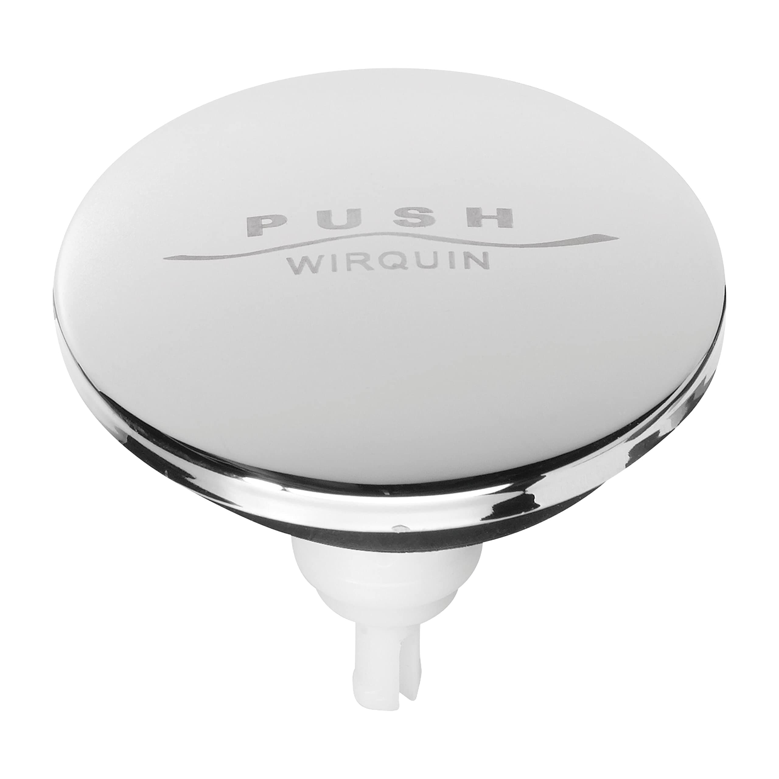 Wirquin SP9260S Clapet en INOX Pour bonde de baignoire, chromé Quick-clac 30724024 Bath Valve 65 mm Stainless Steel, Chrome
