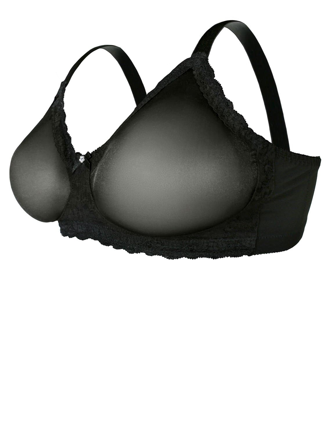VAWN AND BOON Black Sia Breast Form Bra 38B for 600 Gram Silicone Breast Forms - Crossdresser TV