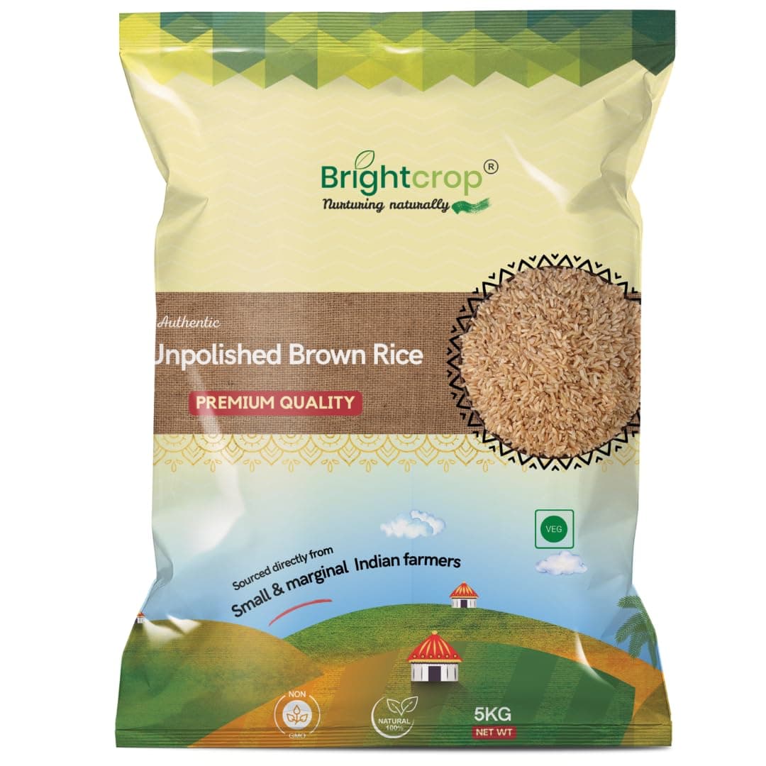 Brightcrop Unpolished Brown Rice (5kg Pack)