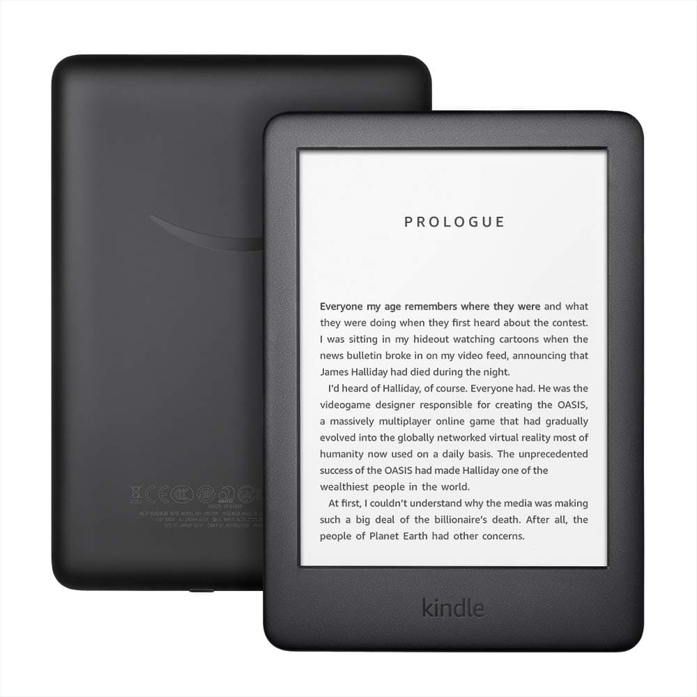 Kindle - Now with a Built-in Front Light - Black + 6 Months Free Kindle Unlimited (with auto-renewal)