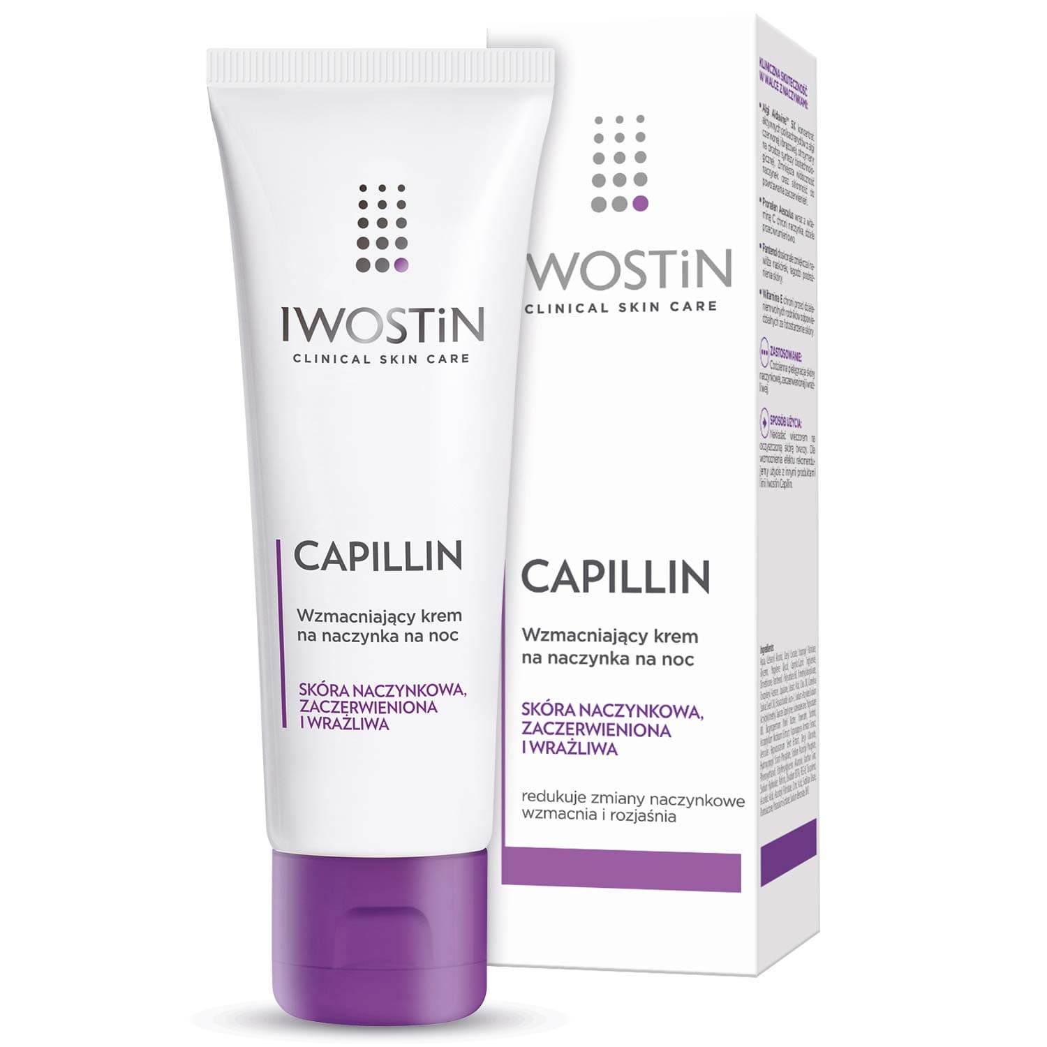 IWOSTIN CAPILLIN DILATED CAPILLARIES NIGHT CREAM 40 ml