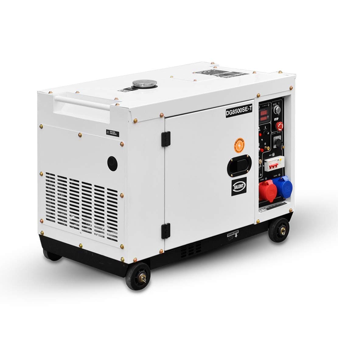 HIOD Emergency Generator 8500W, 6.9kva-7.9kva, 230v/400V, 6 Phase Diesel Supply