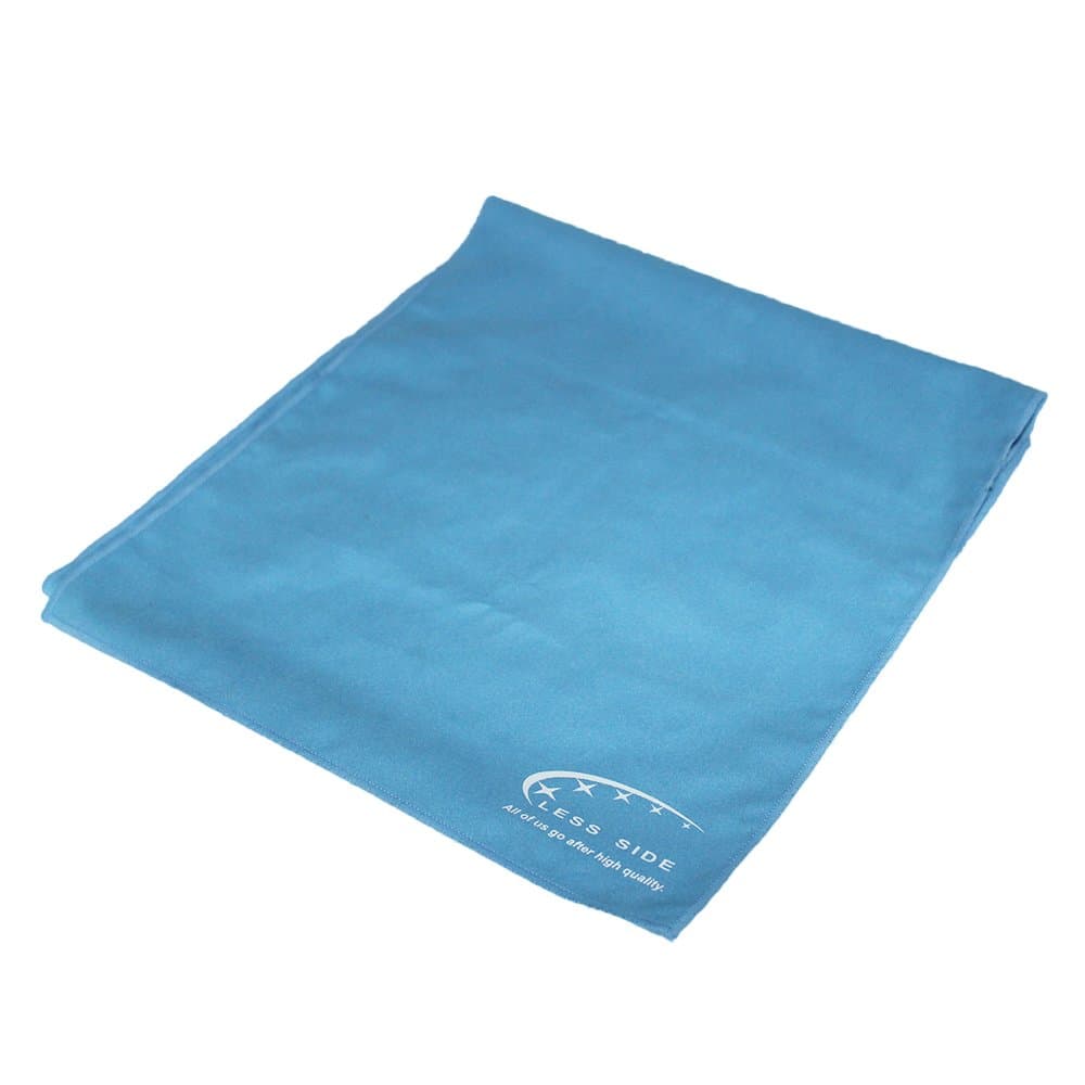 Microfiber Sports & Travel Towel Super Absorbent Quick Dry Lightweight Non Lint 12 by 40 Inch Pink or Blue