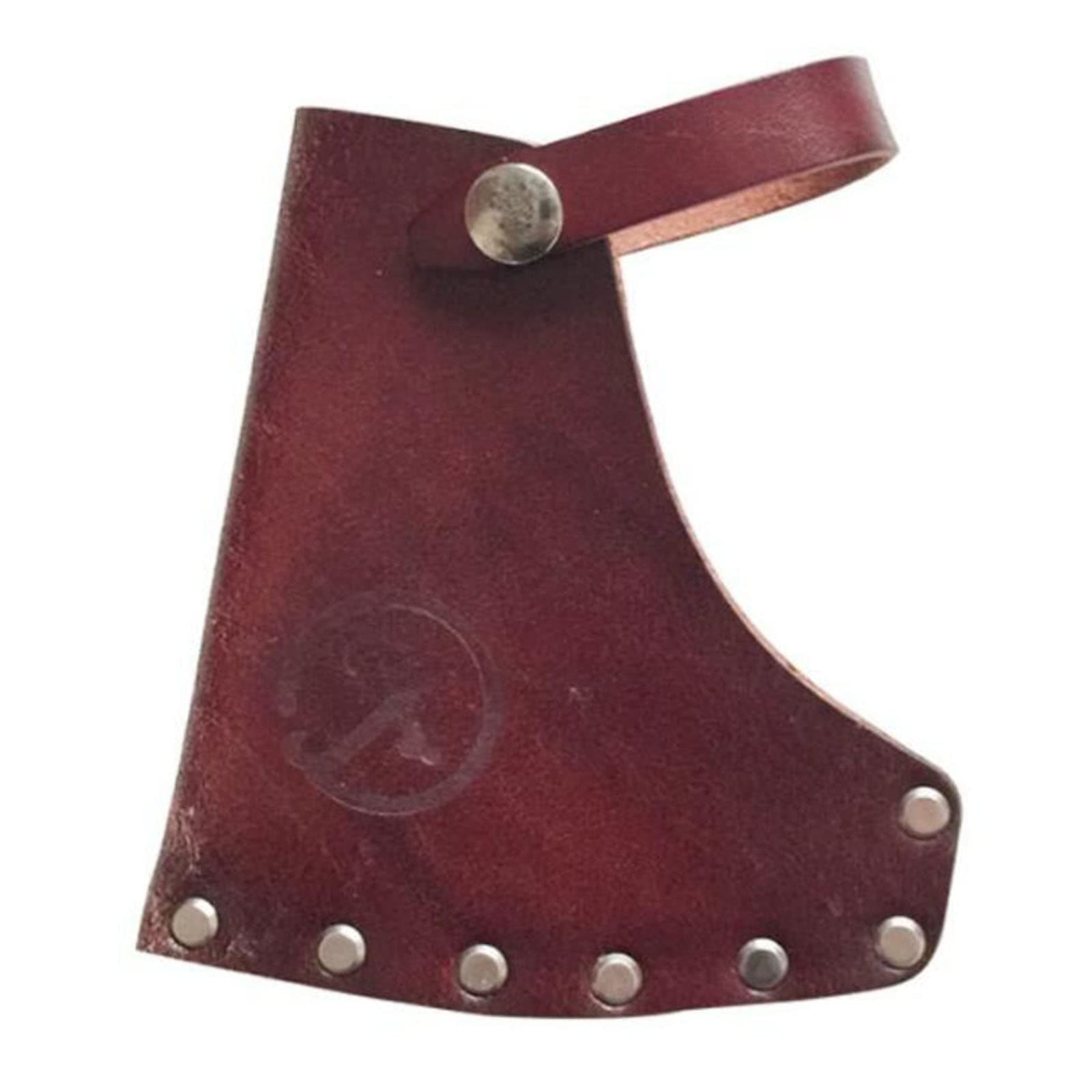 Leather Axe Head Sheath Durable Leather Axe Sheath Lumberjack Outdoors Work Essentials Axe Head Cover With Belt Loops Axe Protector