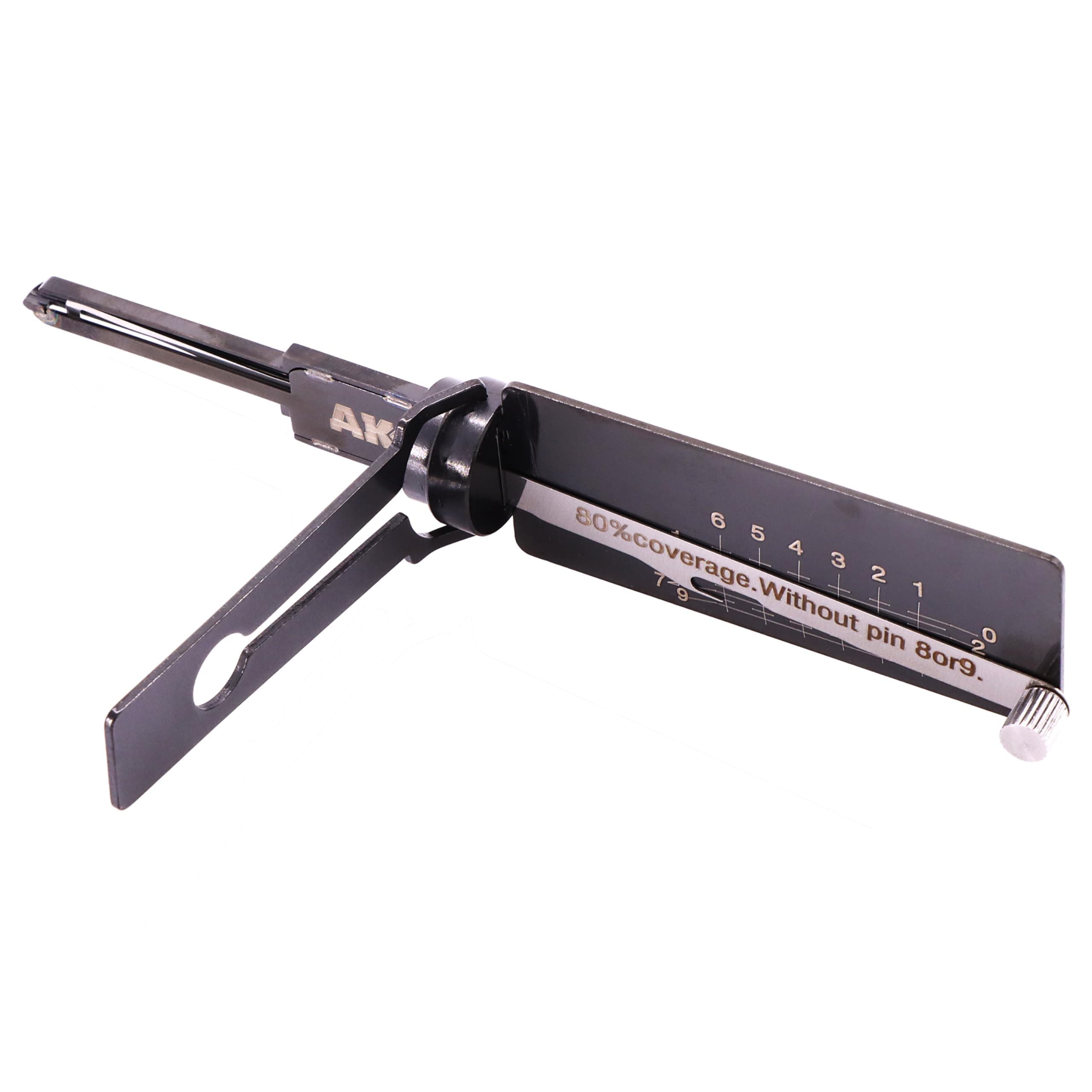 Lock Pick Locksmith Tool for Yale Locks, 2 in 1 Lock Picking and Decoder Tool, UK Door LockPick Kit (YALE-6-B)